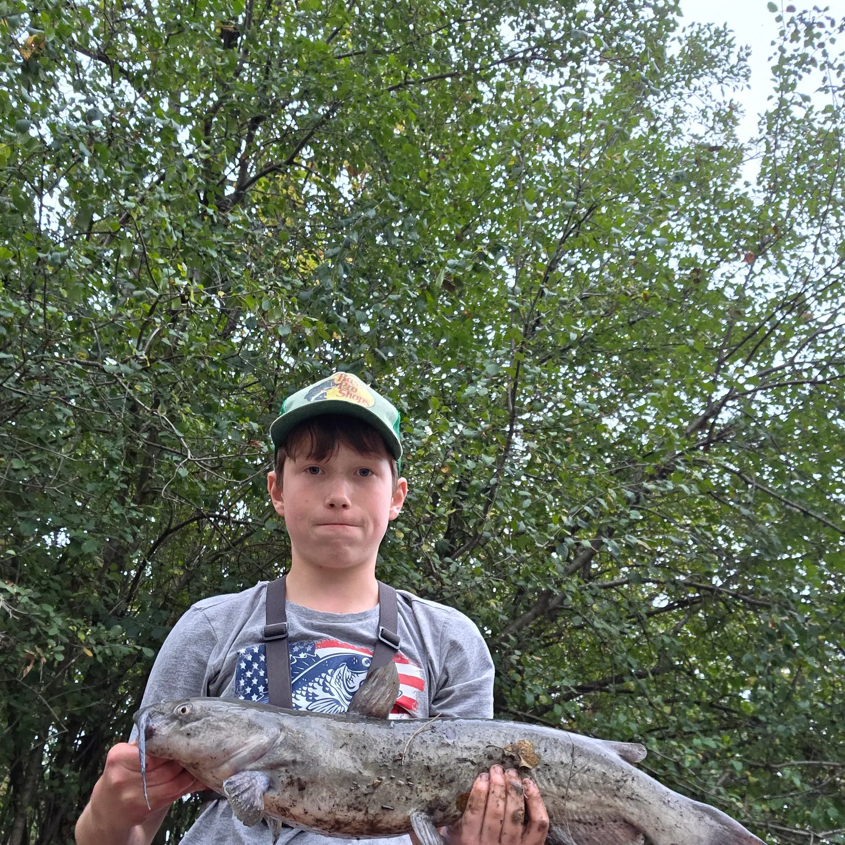 Channel catfish caught on Fishbrain