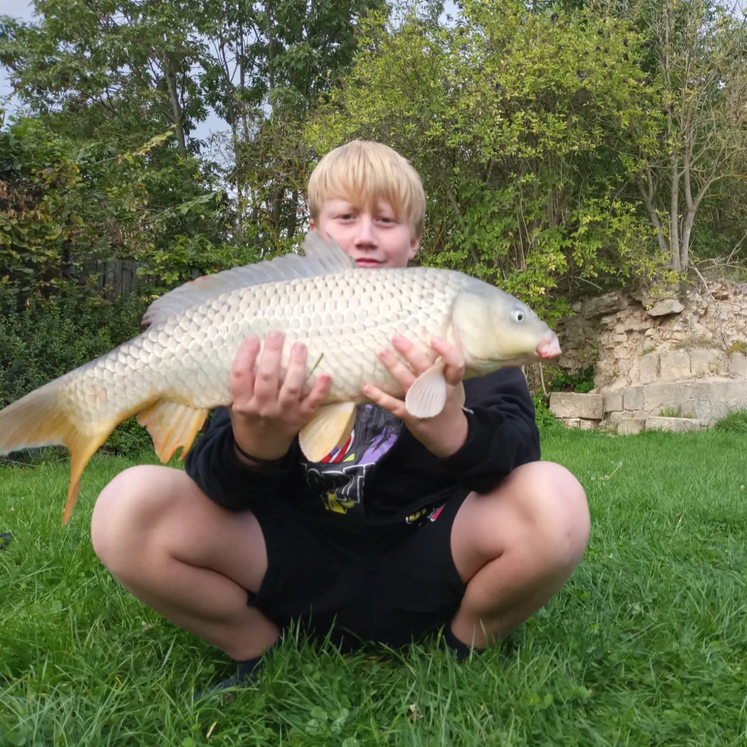 Common carp caught on Fishbrain