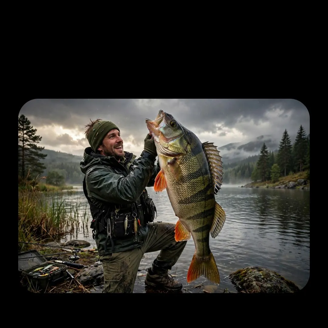 European perch caught on Fishbrain