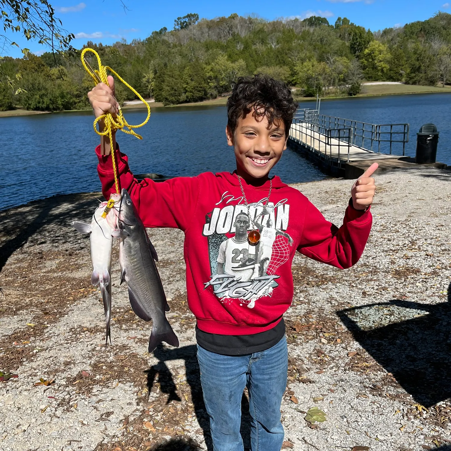 Channel catfish caught on Fishbrain