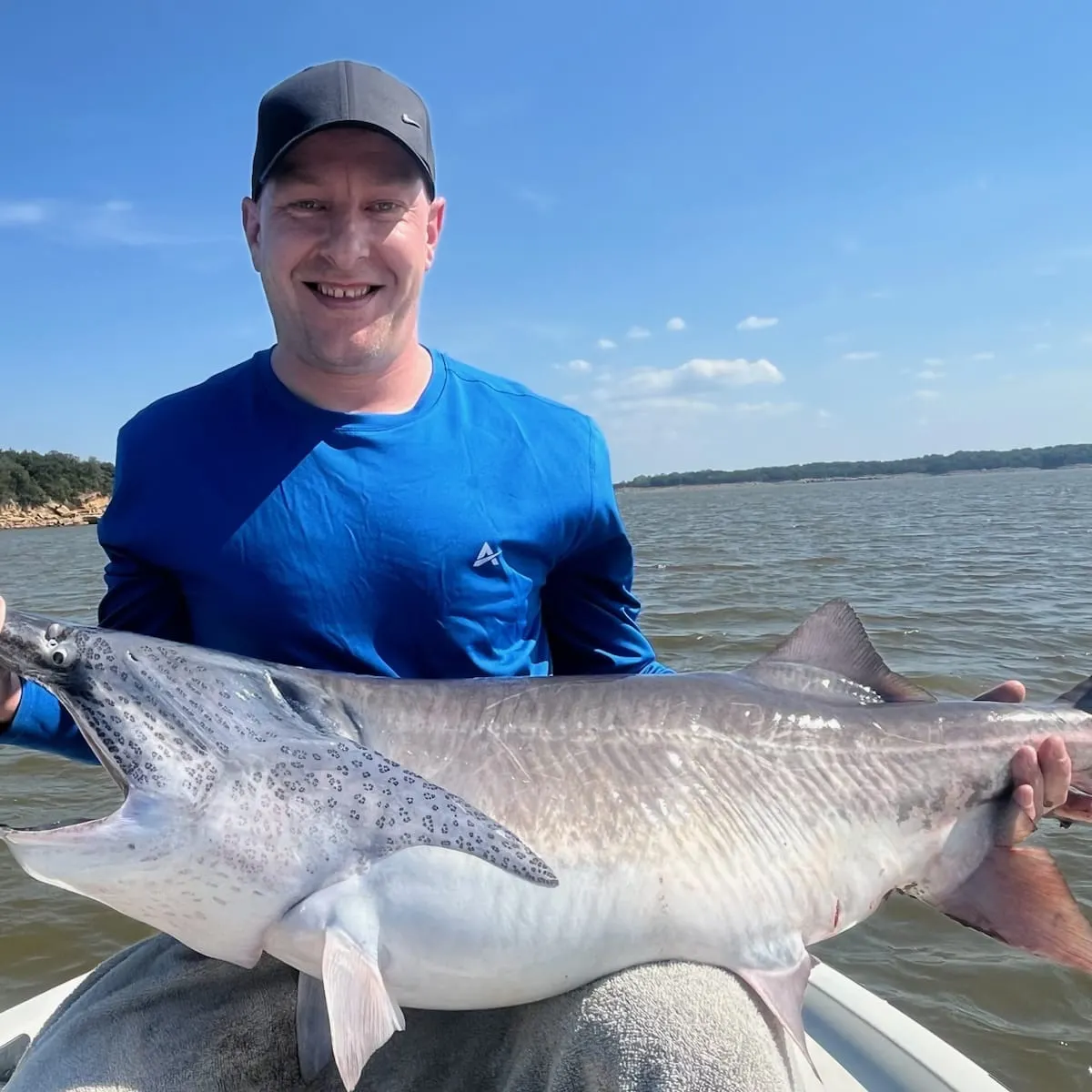 Paddlefish caught on Fishbrain