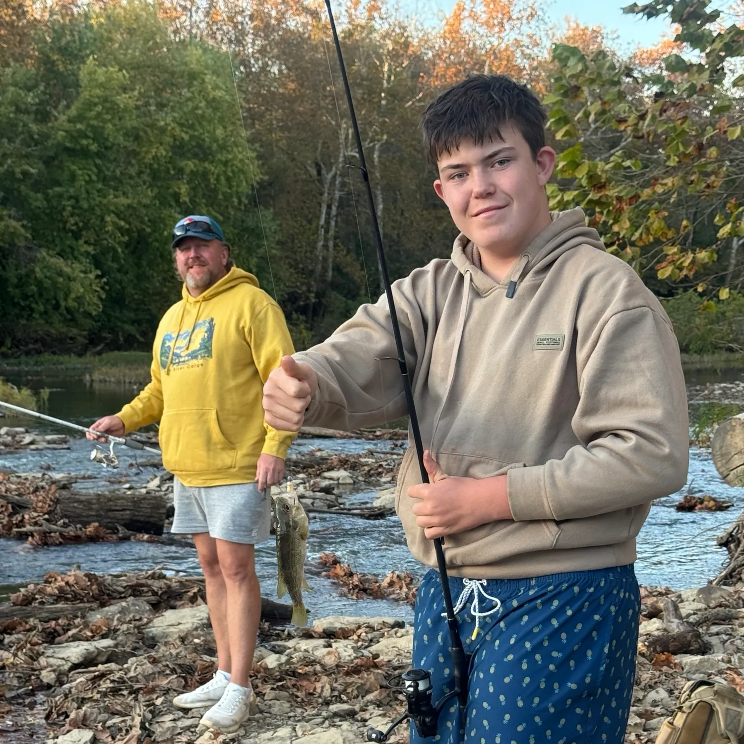 Rock bass caught on Fishbrain