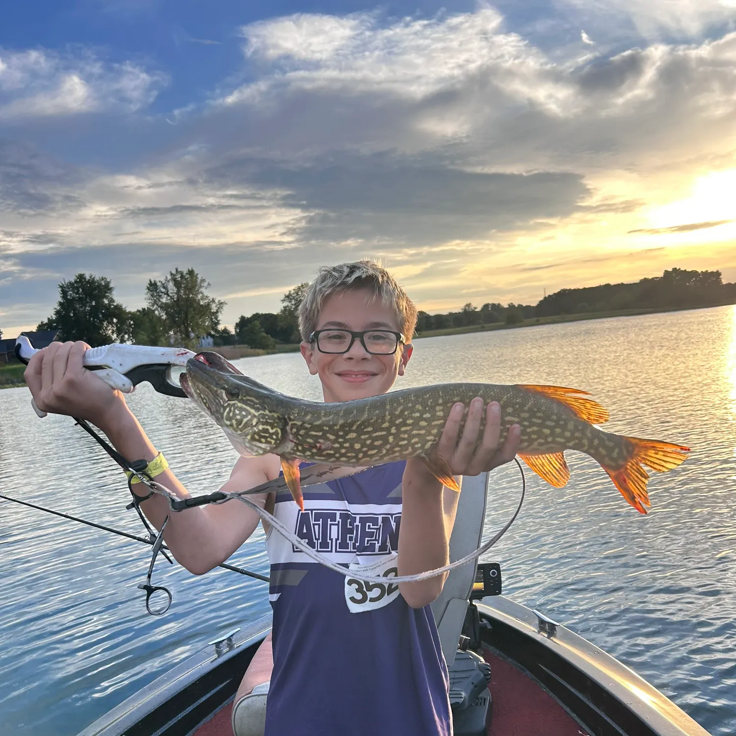 Northern pike caught on Fishbrain