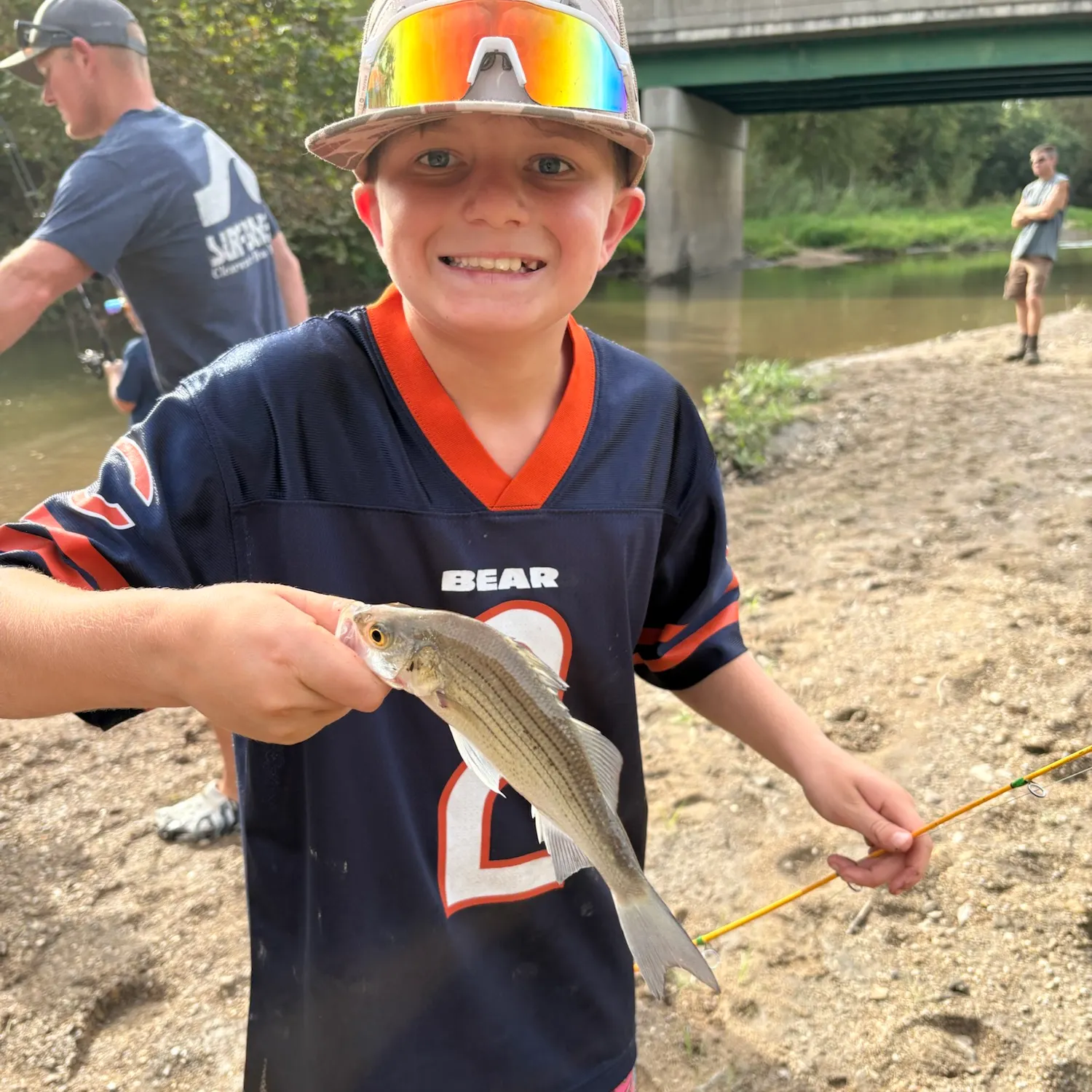Striped bass caught on Fishbrain