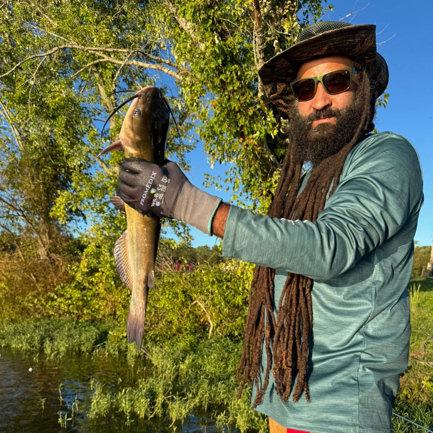 Channel catfish caught on Fishbrain