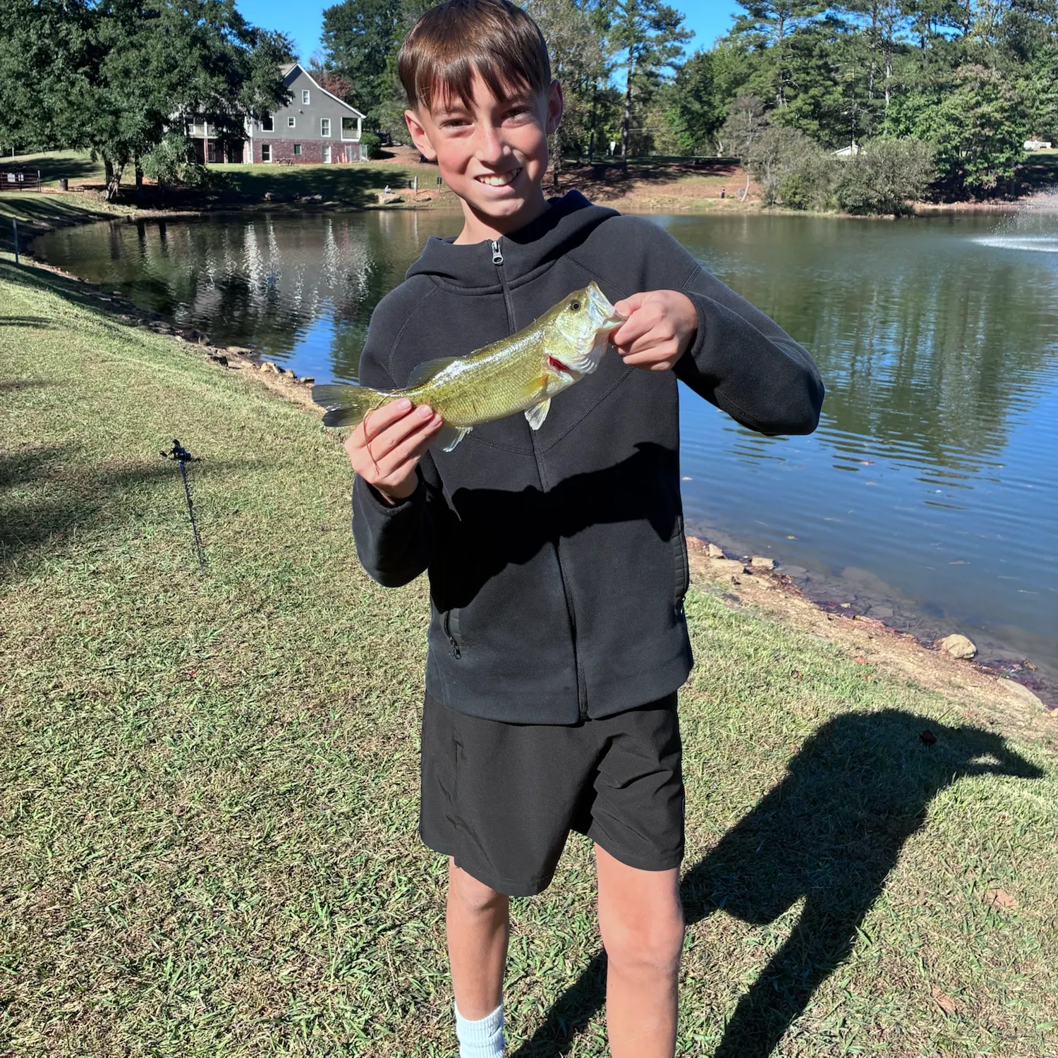 Spotted bass caught on Fishbrain