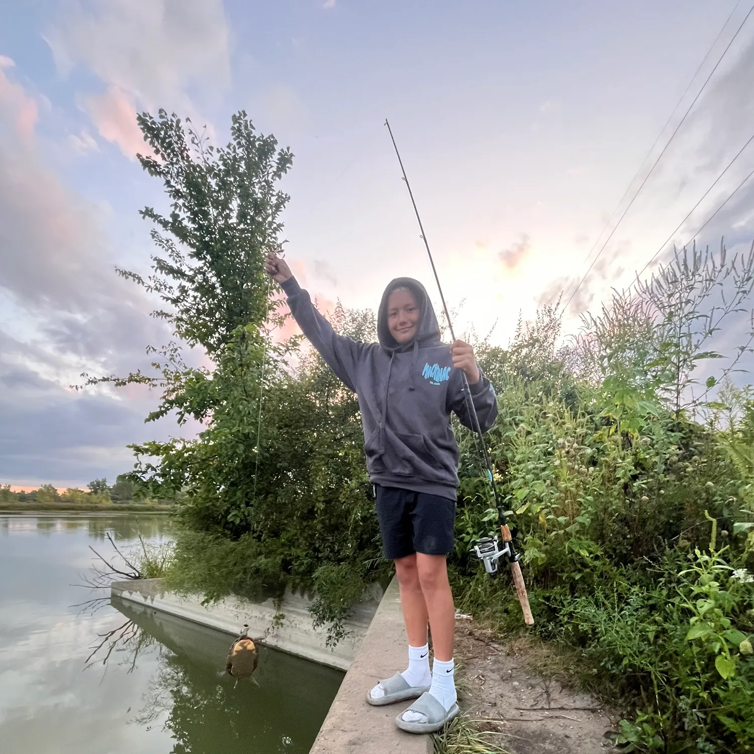 Pond slider turtle caught on Fishbrain
