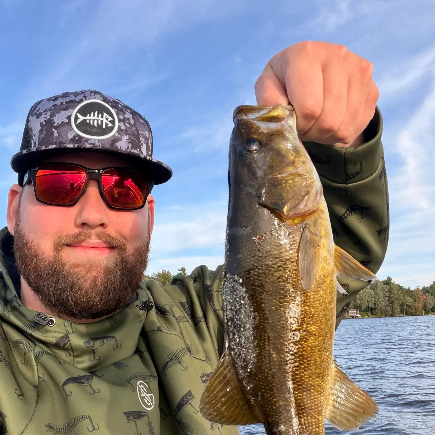 Smallmouth bass caught on Fishbrain