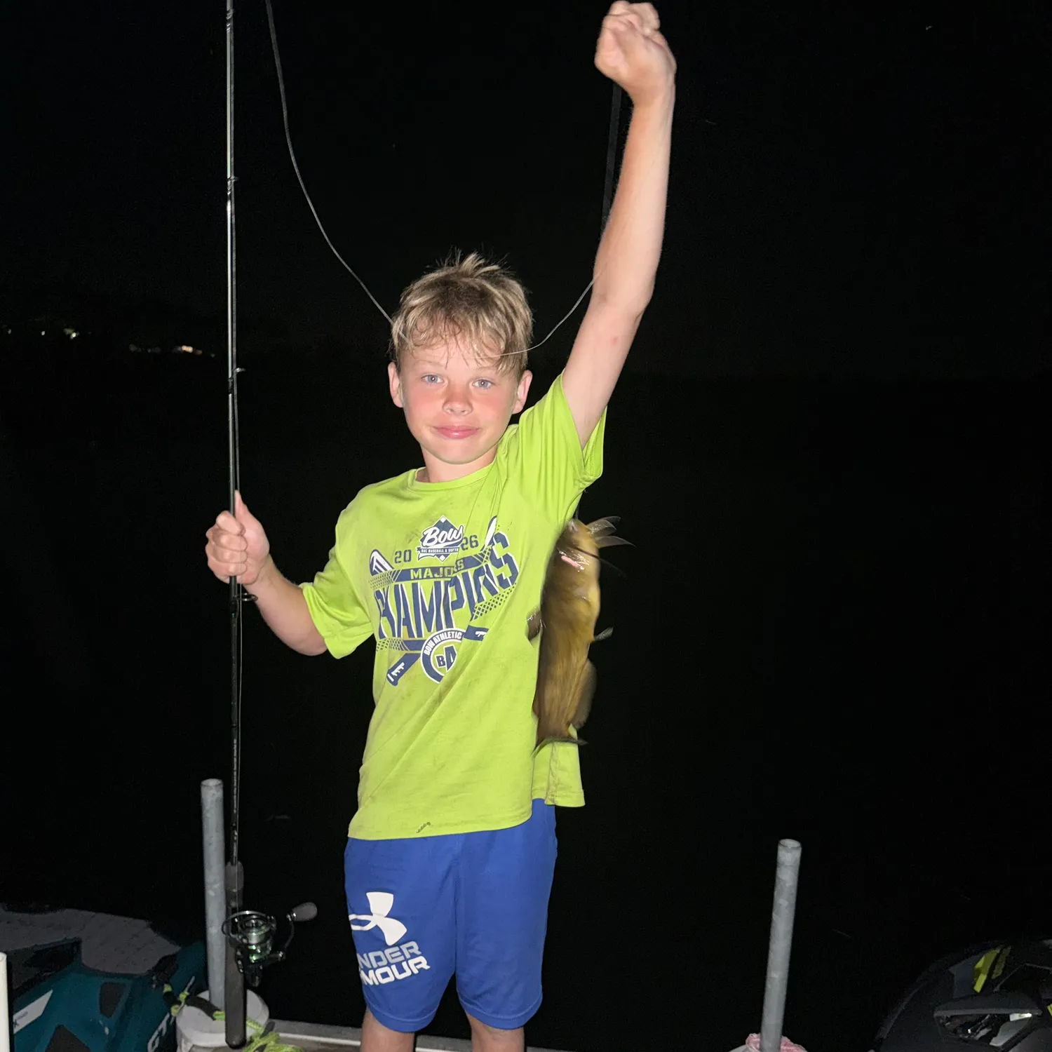 Channel catfish caught on Fishbrain