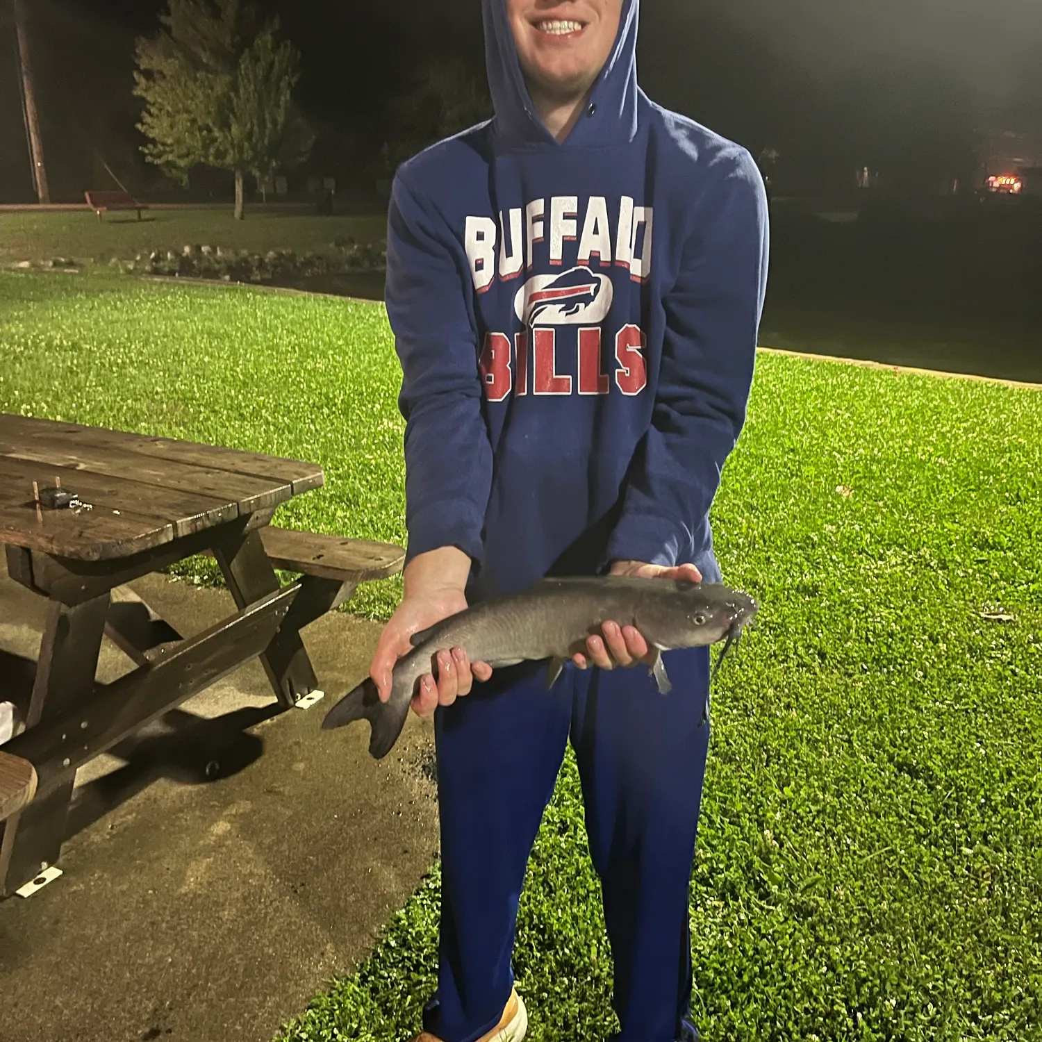 Channel catfish caught on Fishbrain