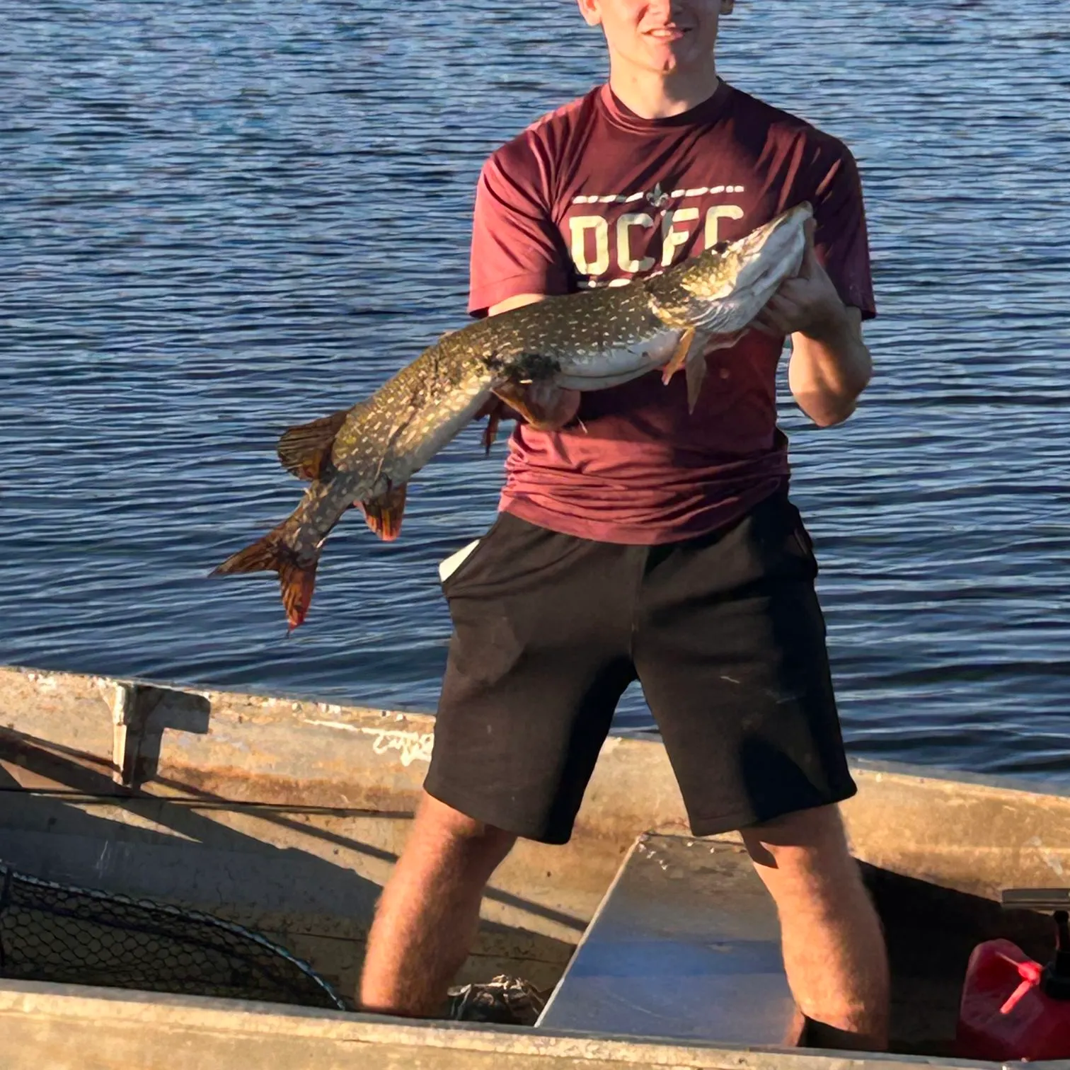 Northern pike caught on Fishbrain