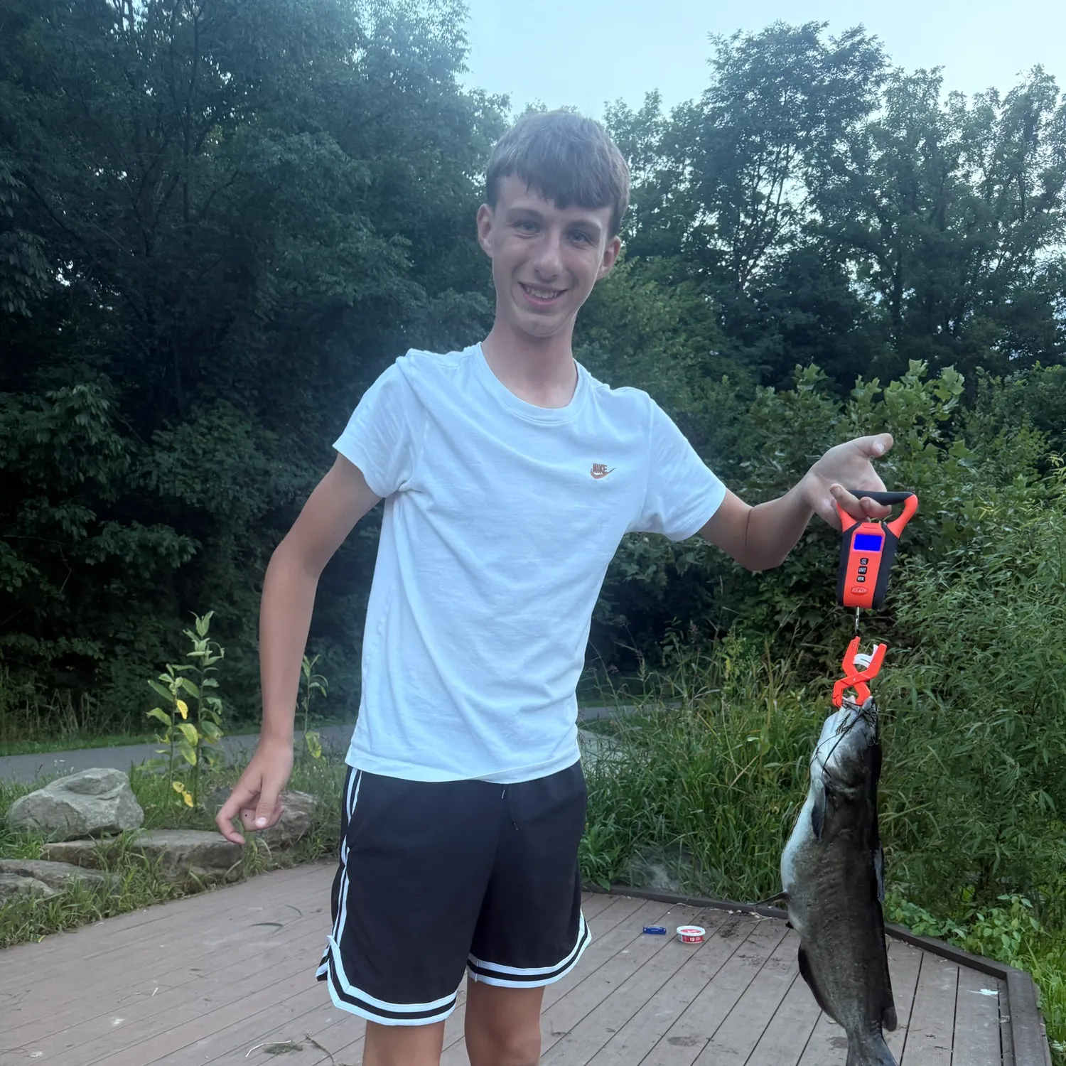 Channel catfish caught on Fishbrain