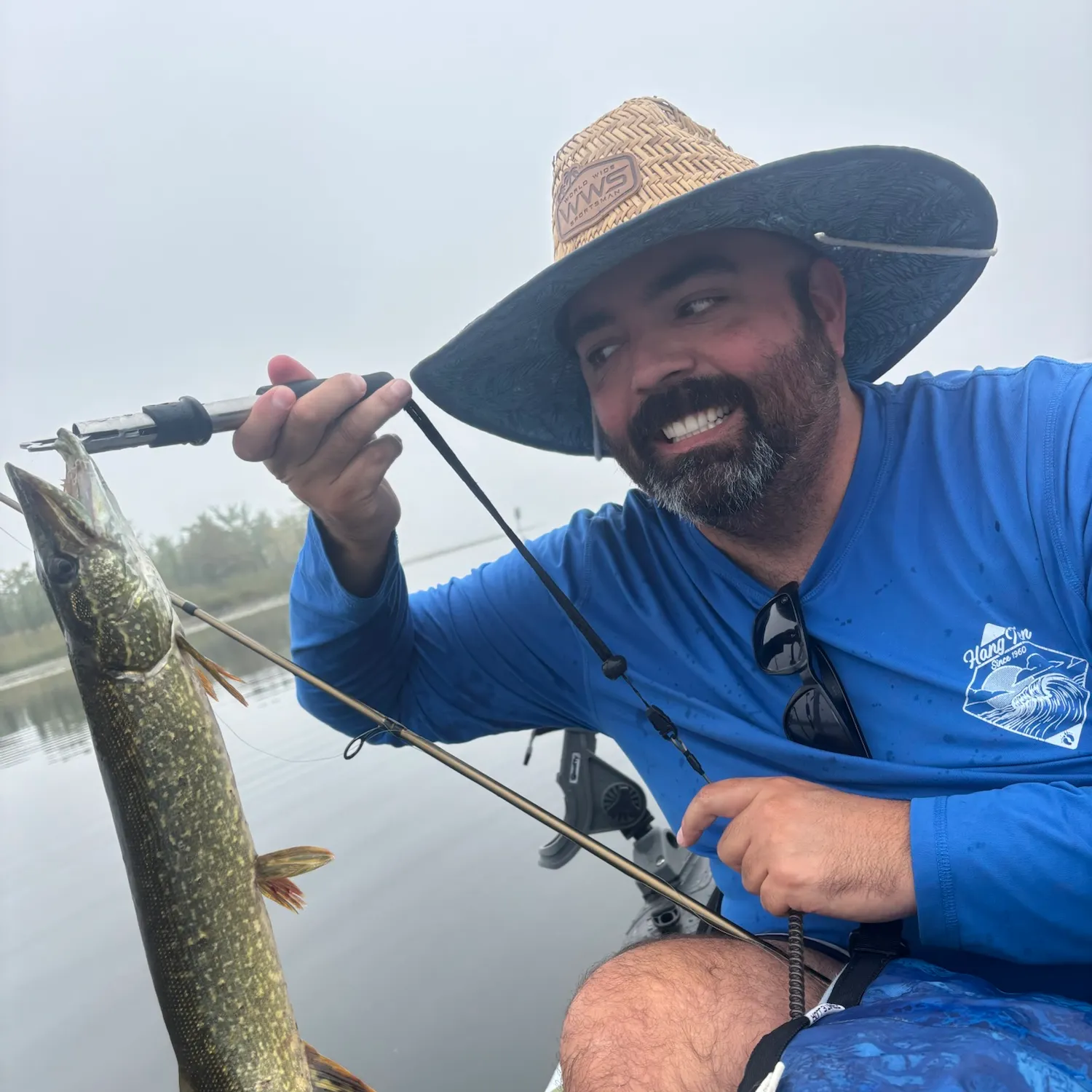 Northern pike caught on Fishbrain