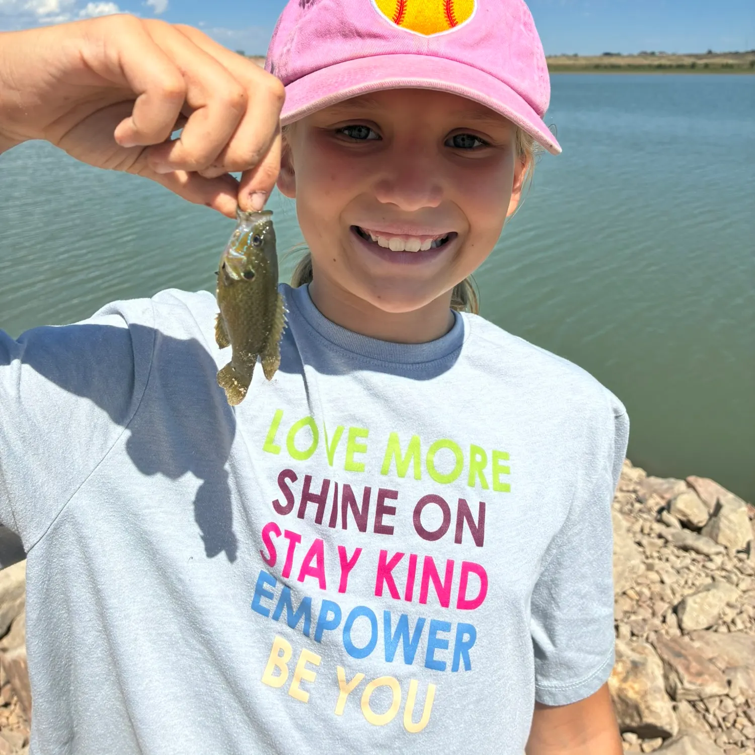 Green sunfish caught on Fishbrain