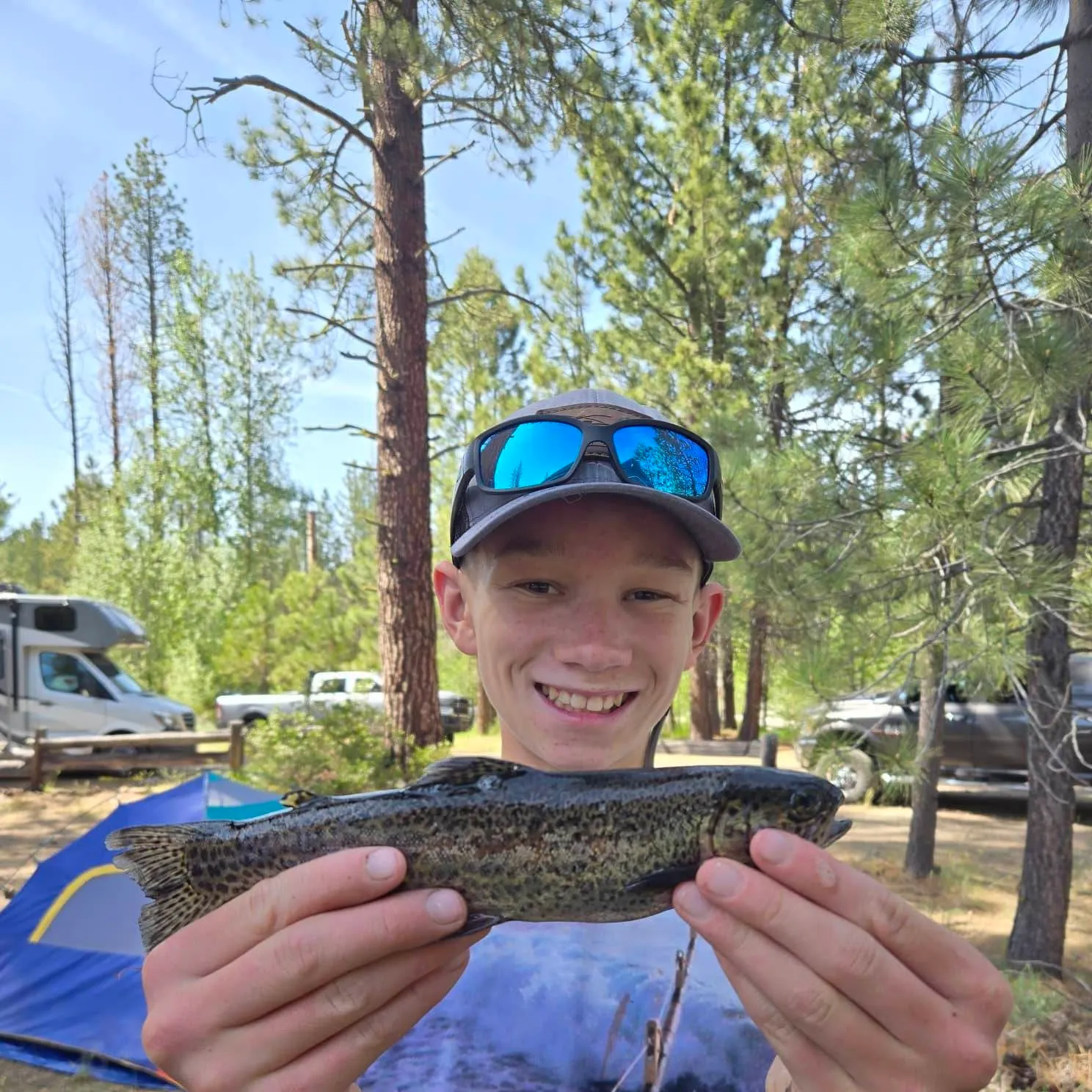 Rainbow trout caught on Fishbrain