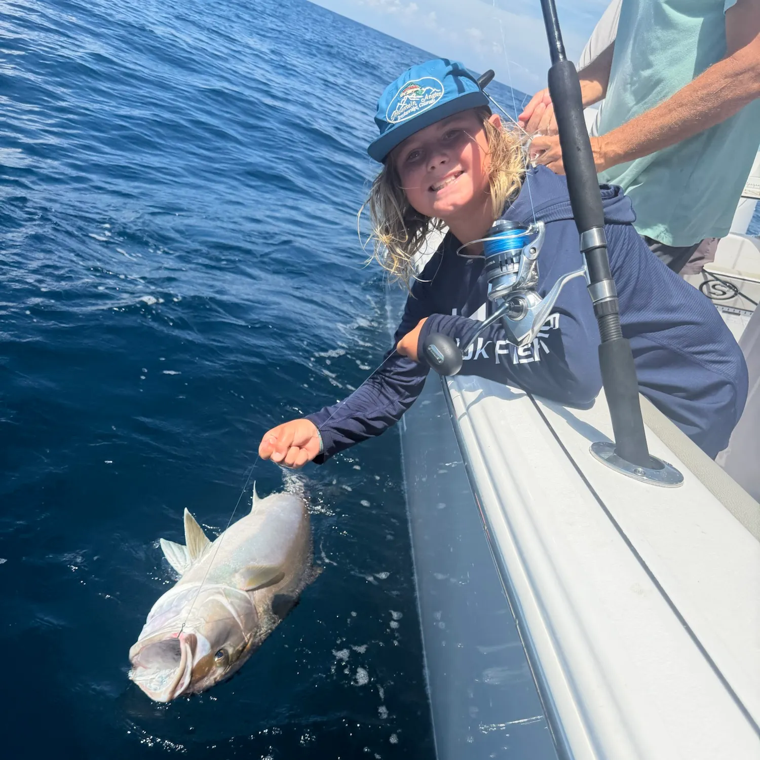 Greater amberjack caught on Fishbrain