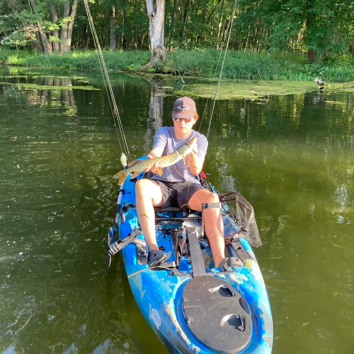 Northern pike caught on Fishbrain