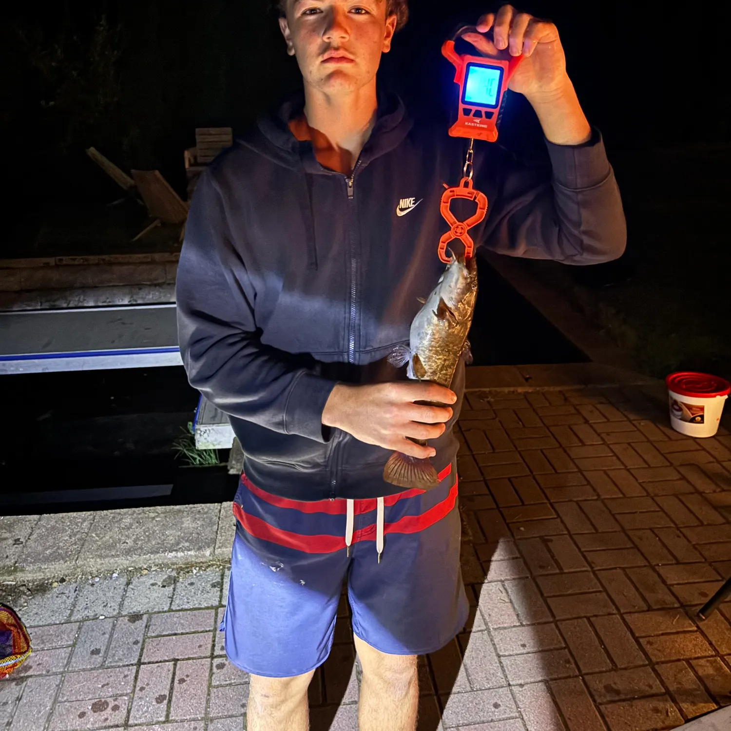 White bullhead caught on Fishbrain