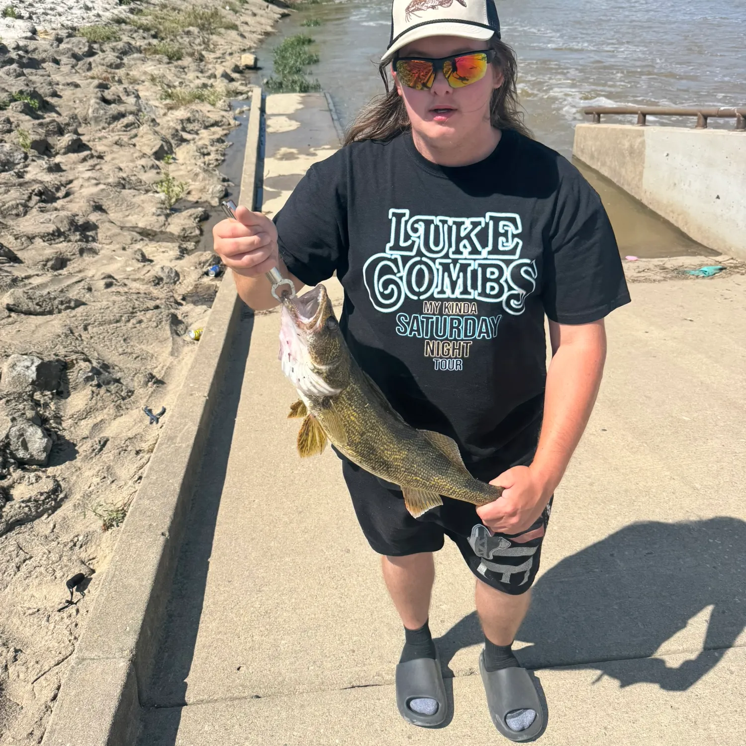 Sauger caught on Fishbrain