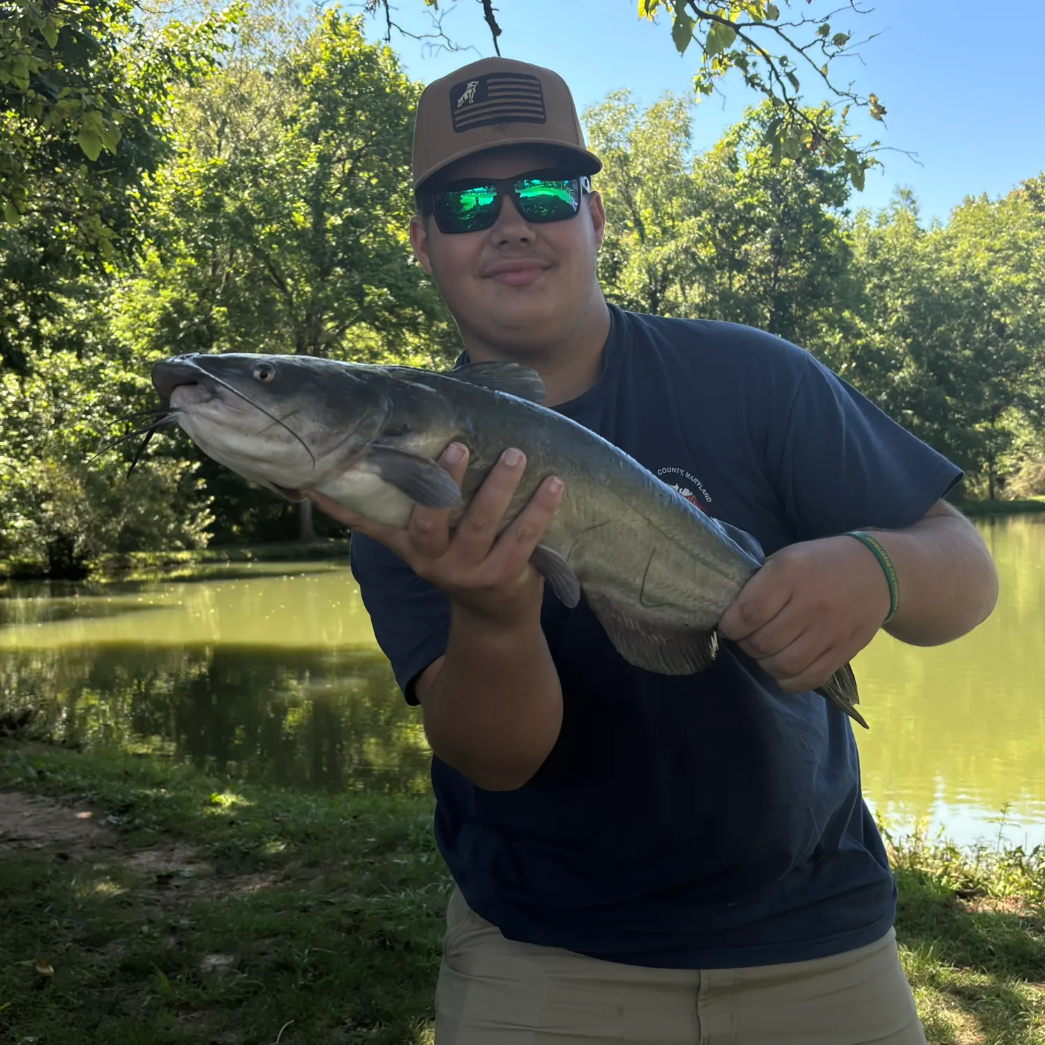 Channel catfish caught on Fishbrain