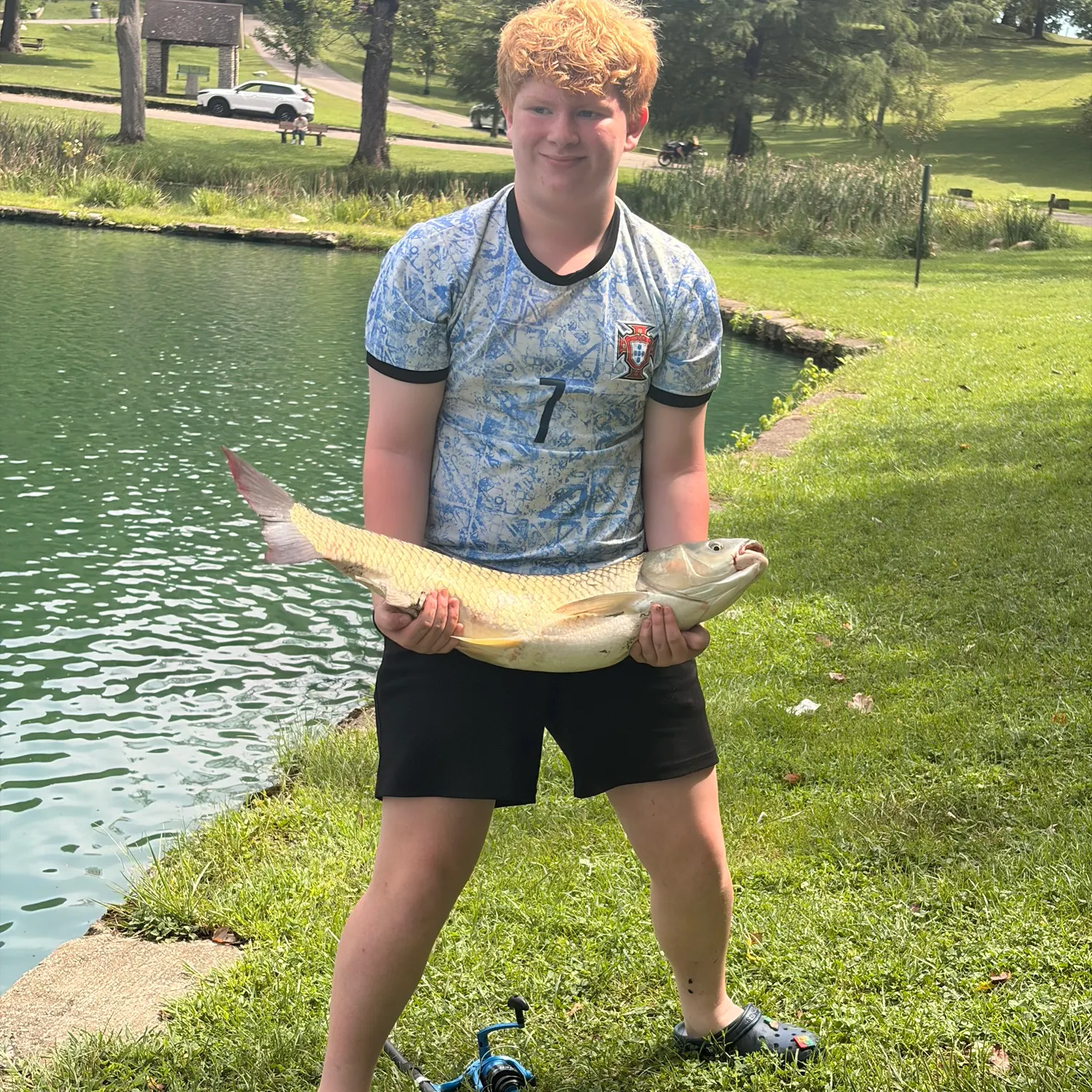 Grass carp caught on Fishbrain
