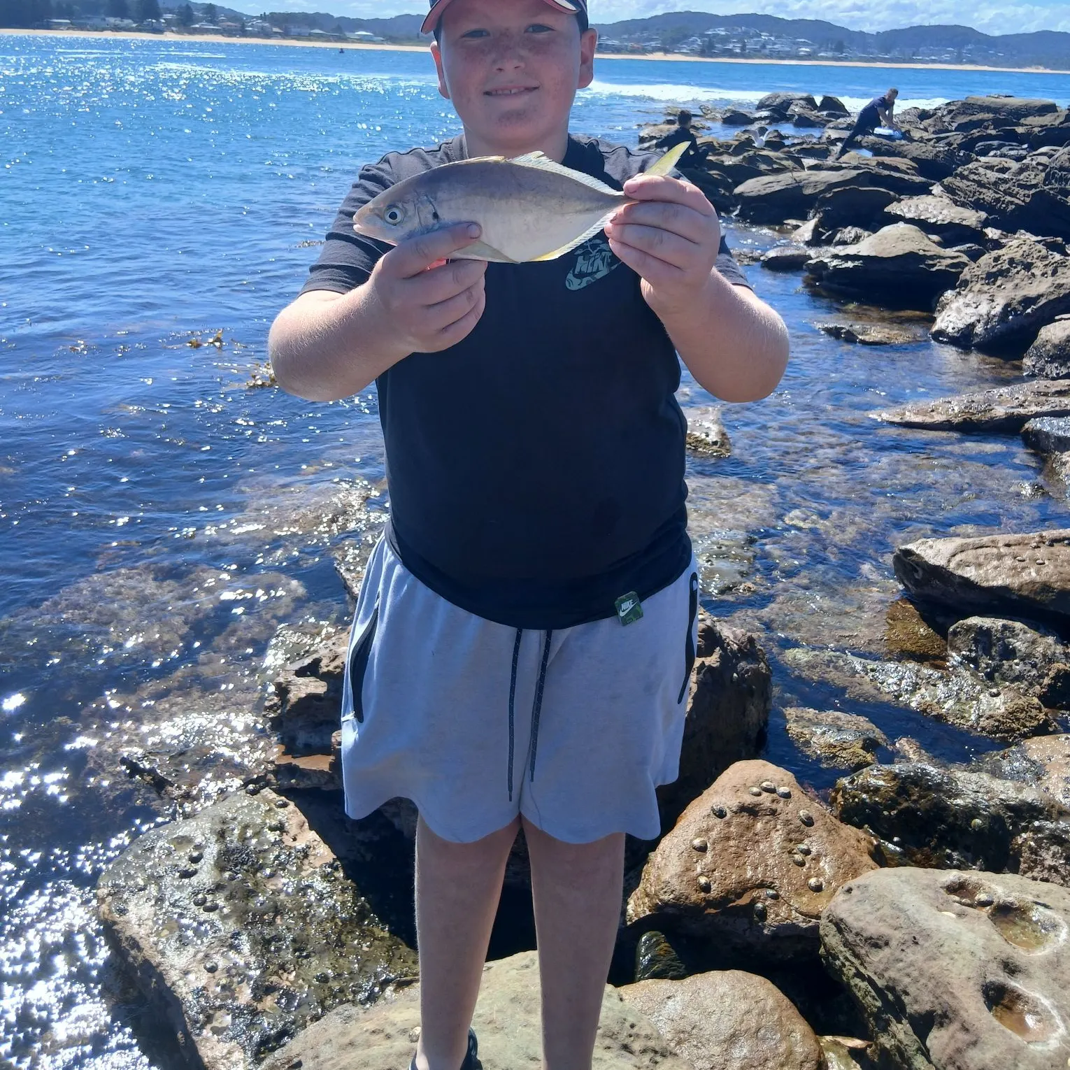 White trevally caught on Fishbrain