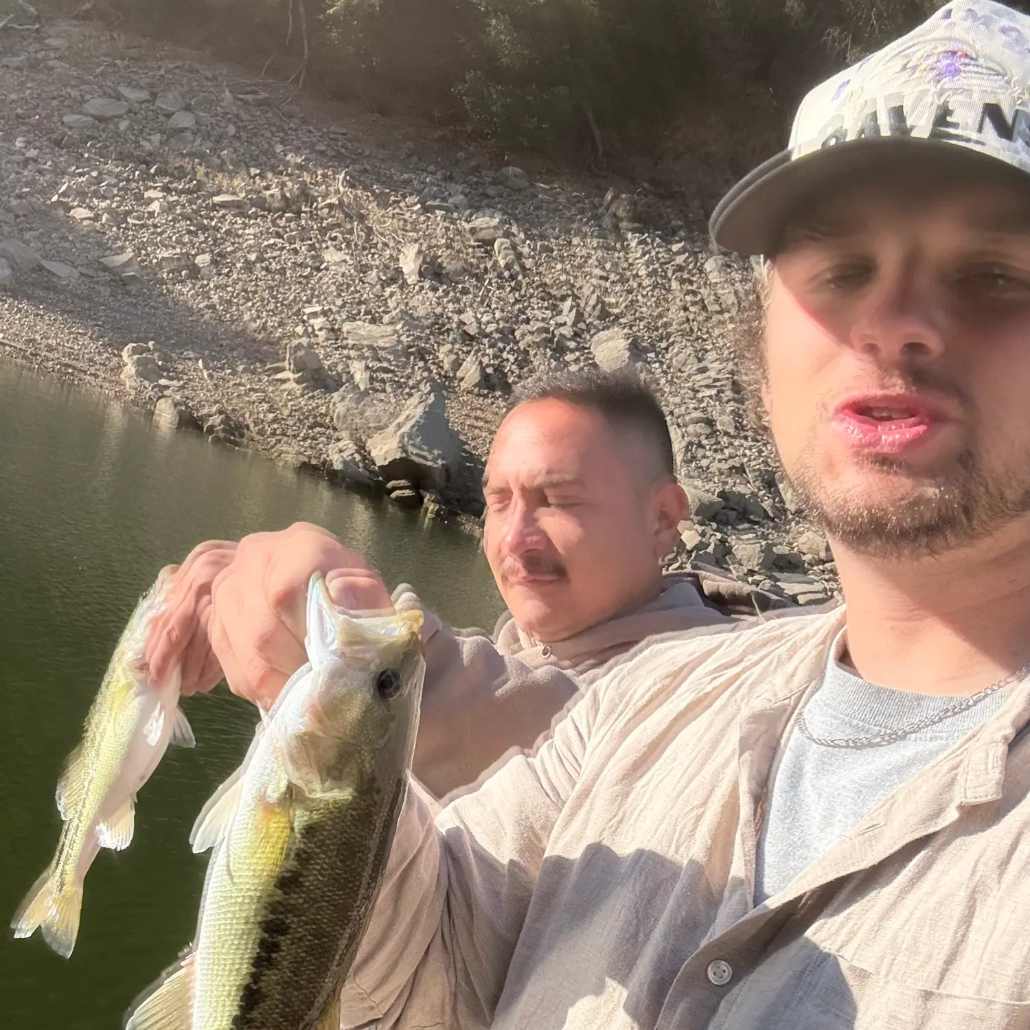 Spotted bass caught on Fishbrain
