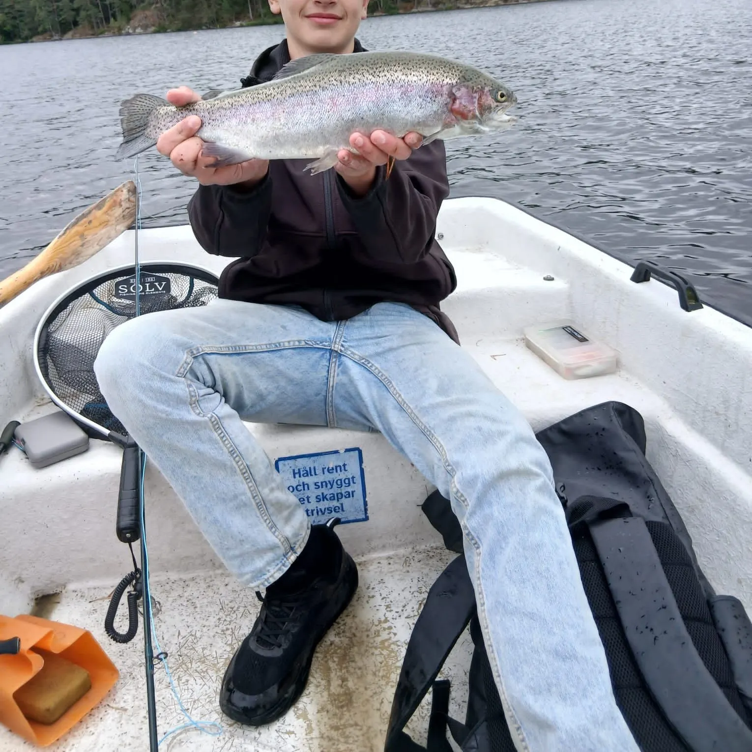 Rainbow trout caught on Fishbrain