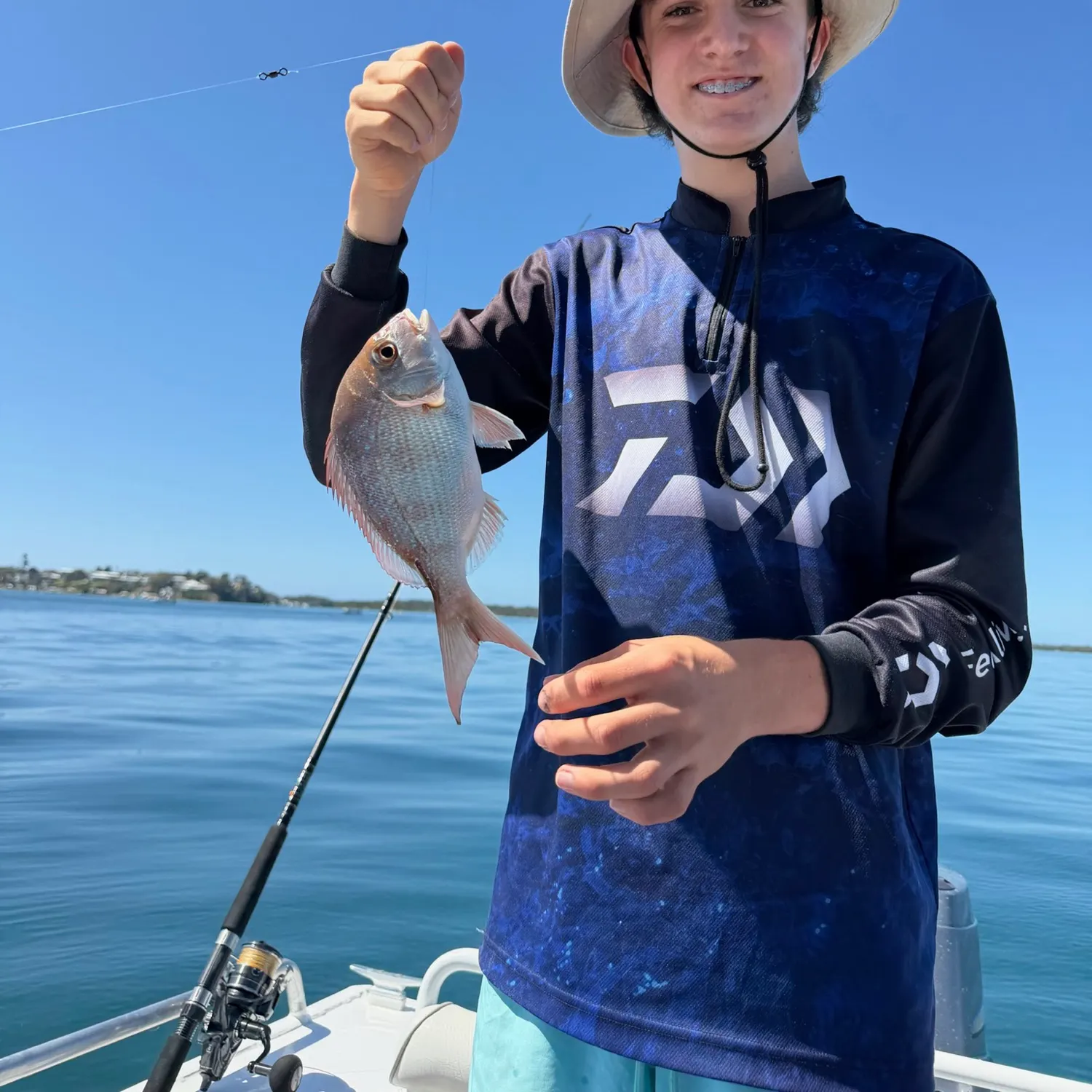 Australasian snapper caught on Fishbrain