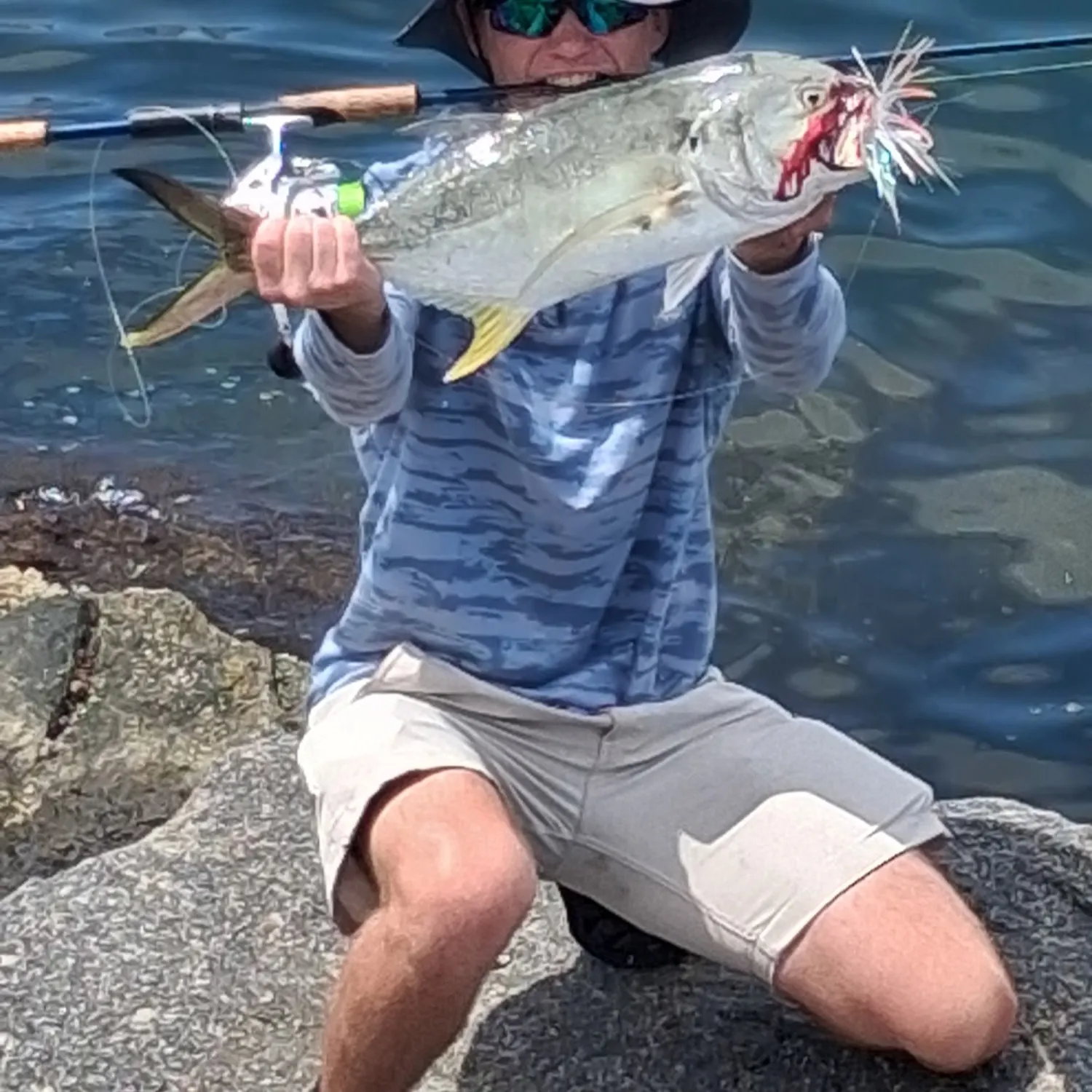 Crevalle jack caught on Fishbrain