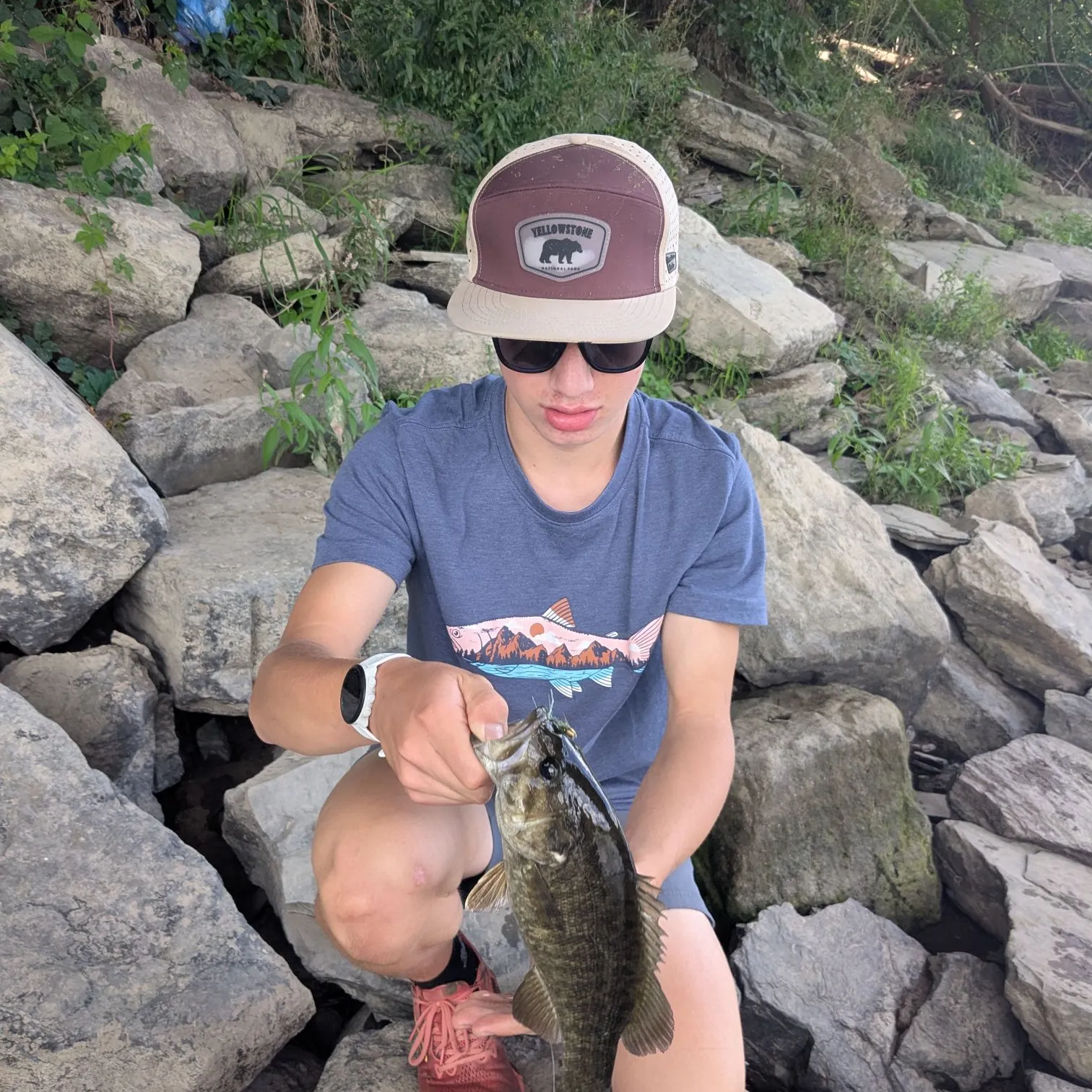 Smallmouth bass caught on Fishbrain