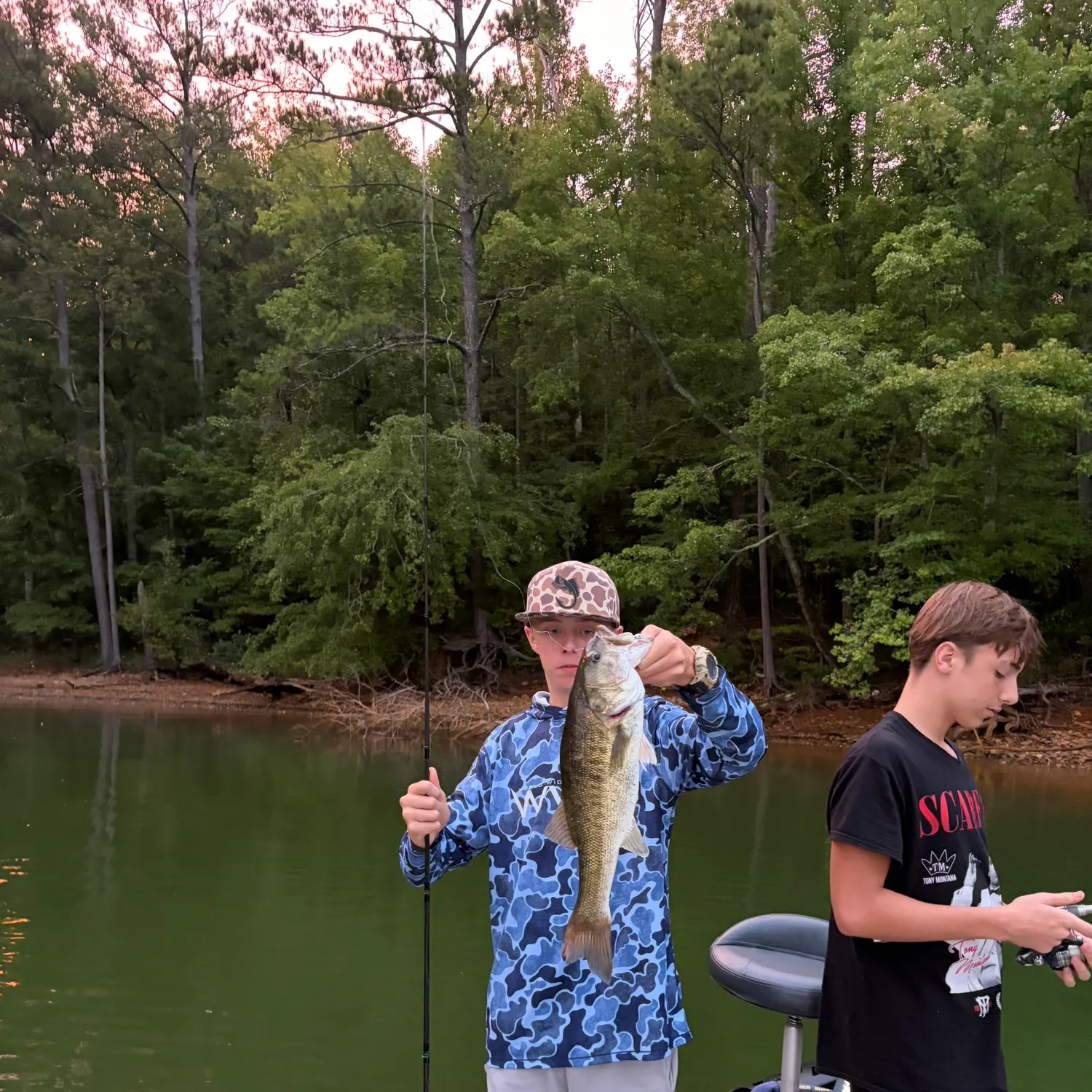 Spotted bass caught on Fishbrain