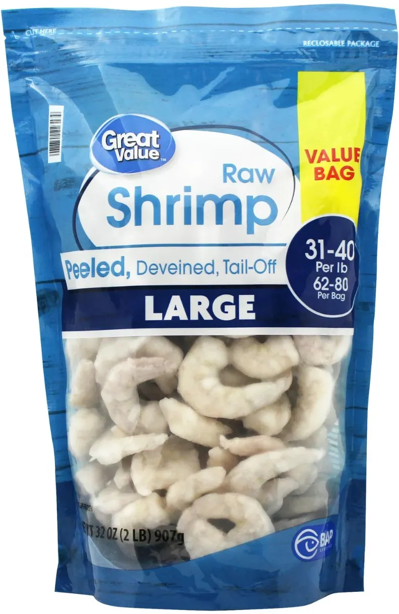 Raw shrimp