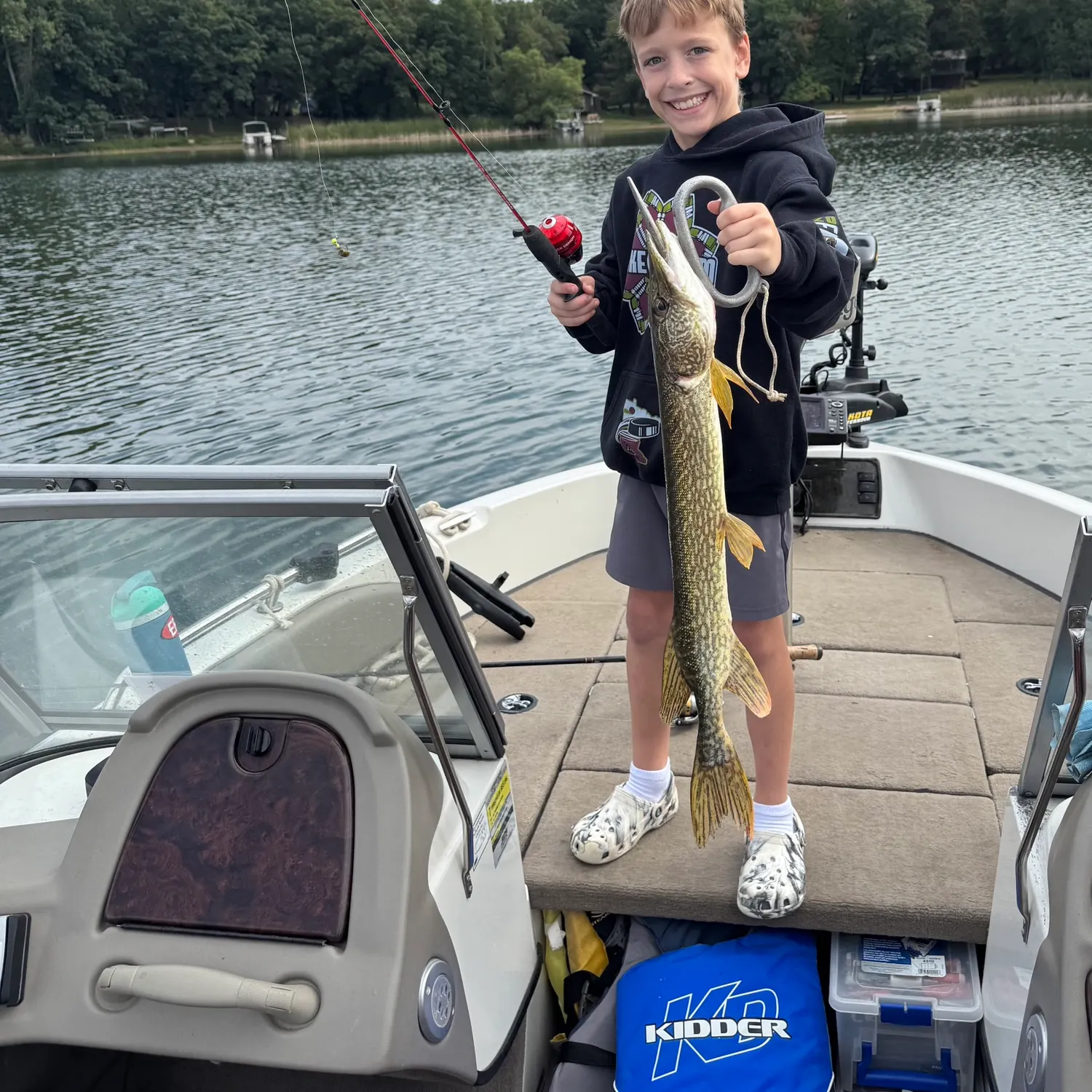 Northern pike caught on Fishbrain