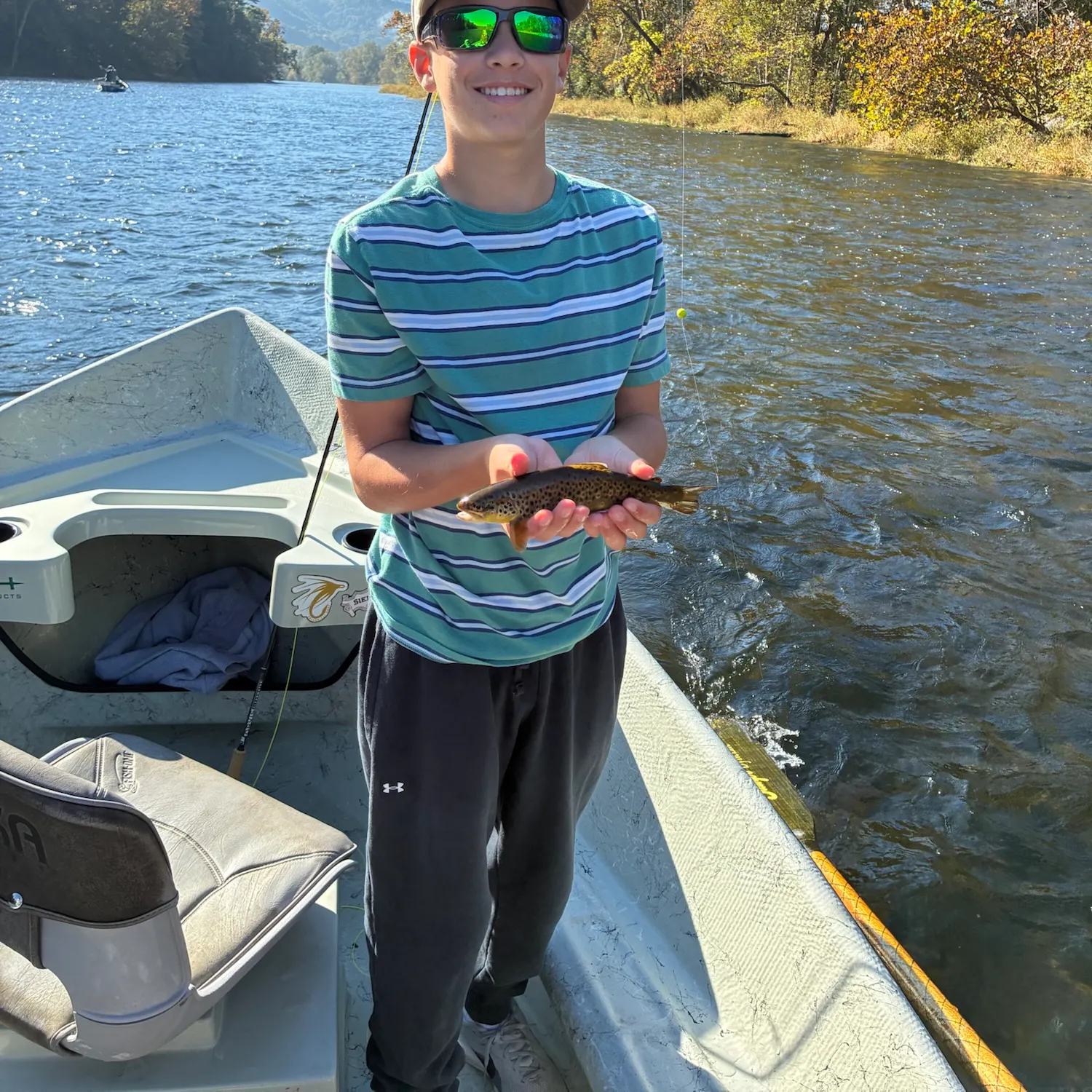 Brown trout caught on Fishbrain