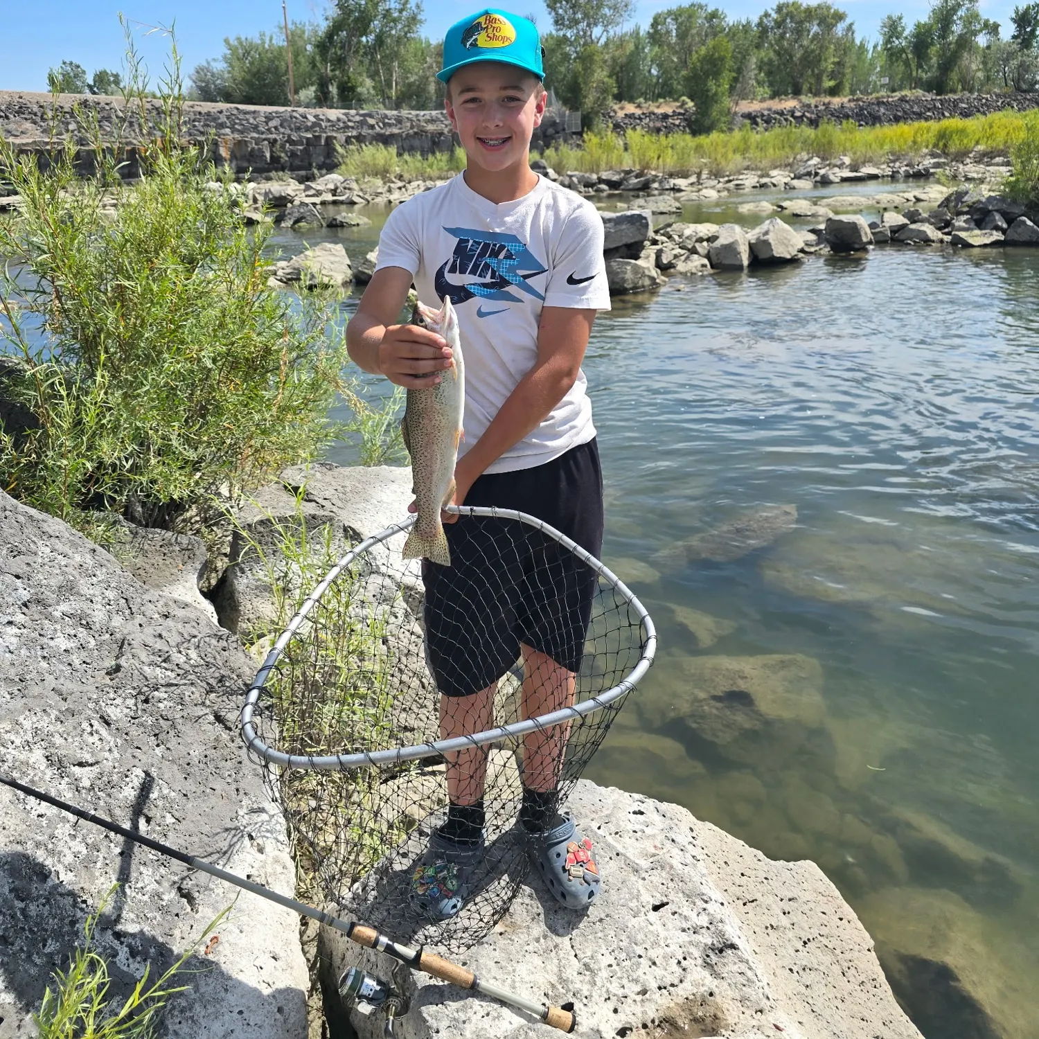 Rainbow trout caught on Fishbrain