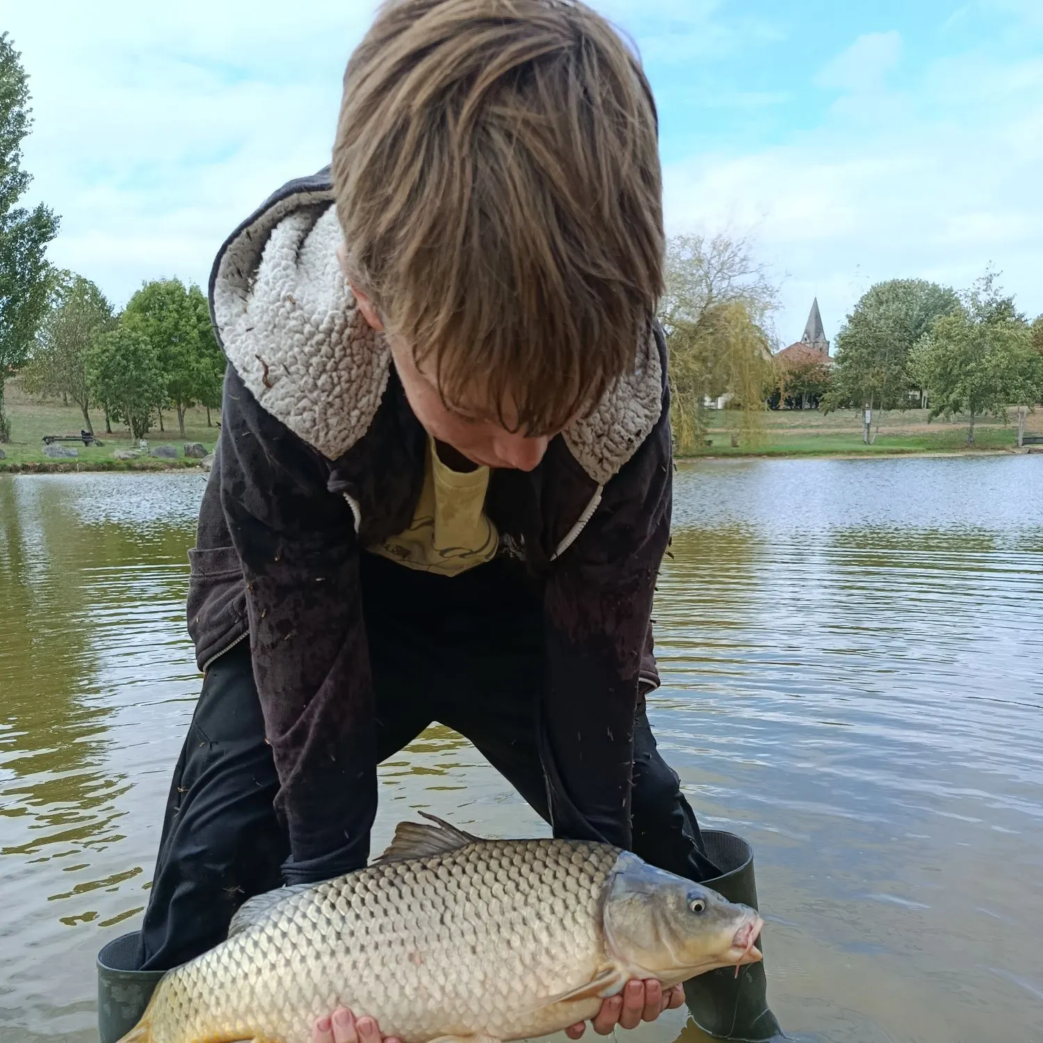 Common carp caught on Fishbrain
