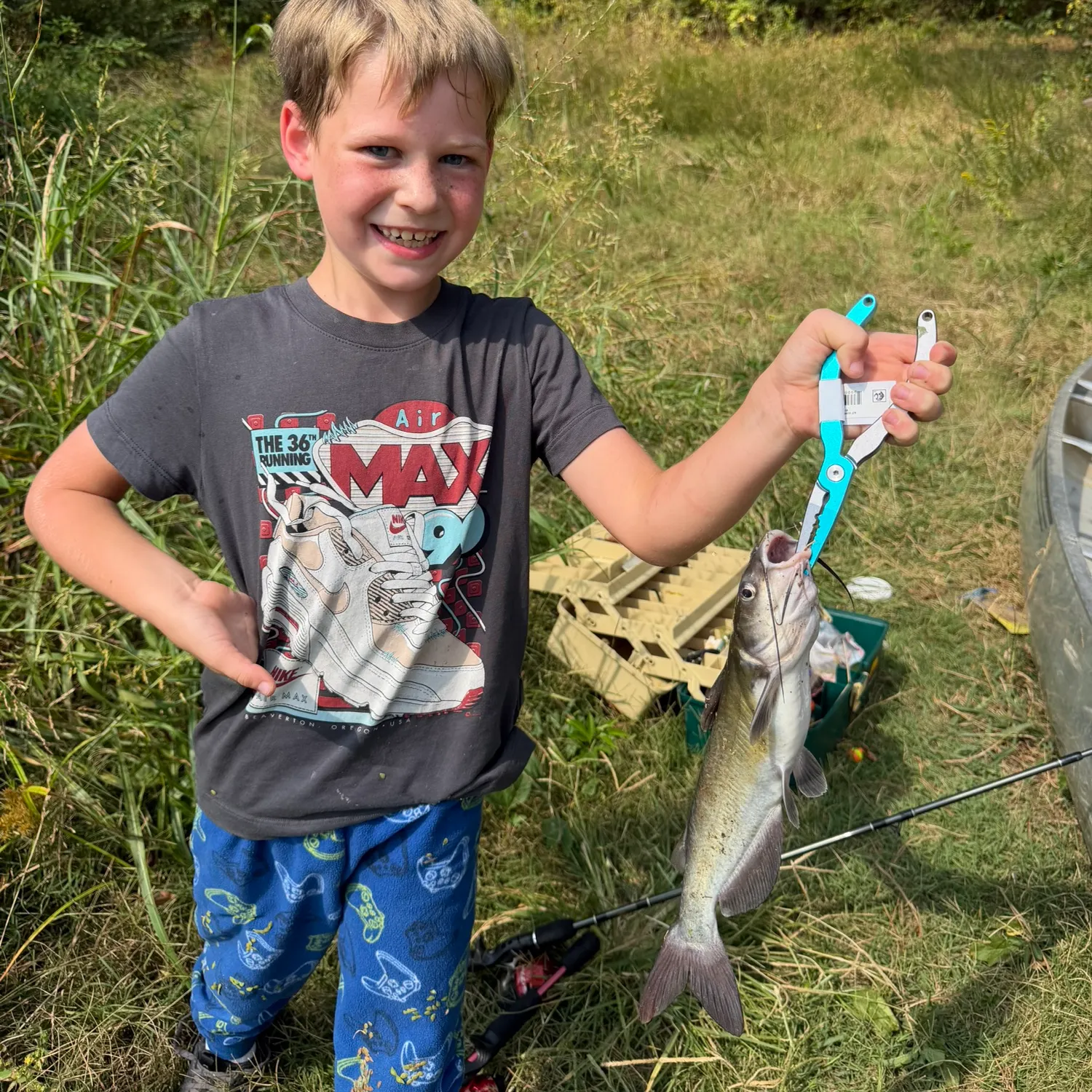 Channel catfish caught on Fishbrain