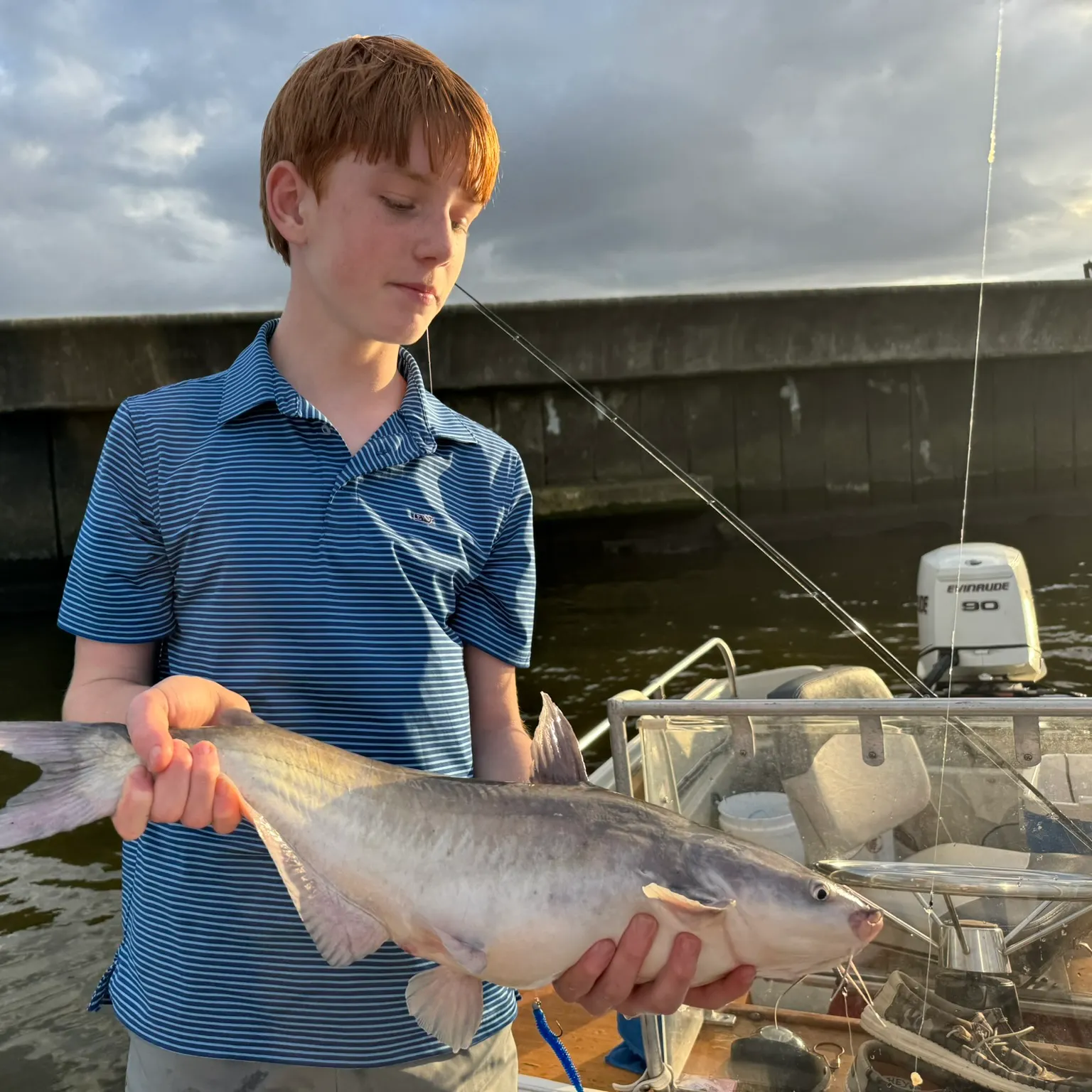 The most recent Blue catfish catches on Fishbrain