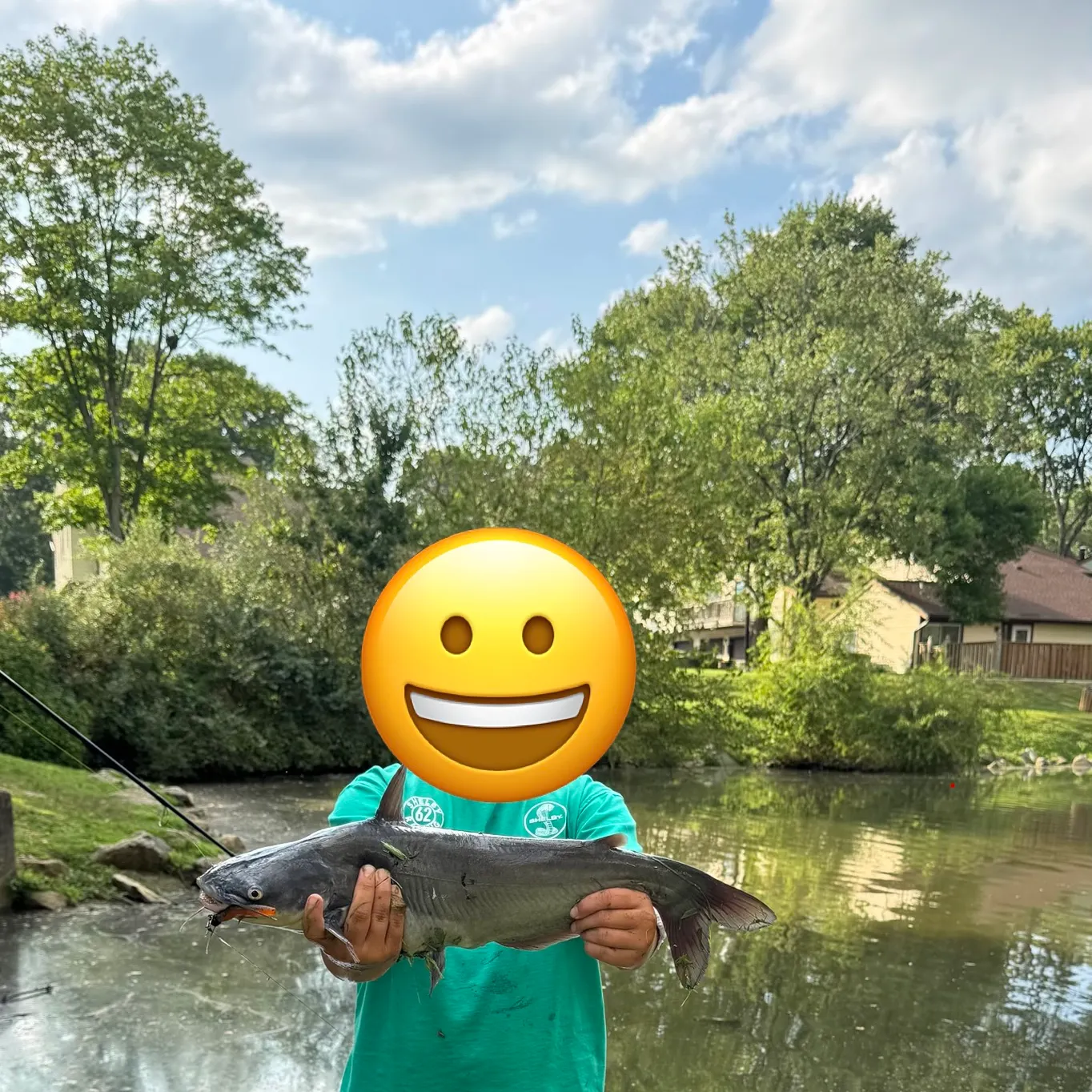 Channel catfish caught on Fishbrain