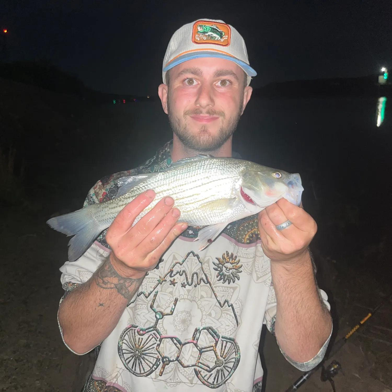 Striped bass caught on Fishbrain