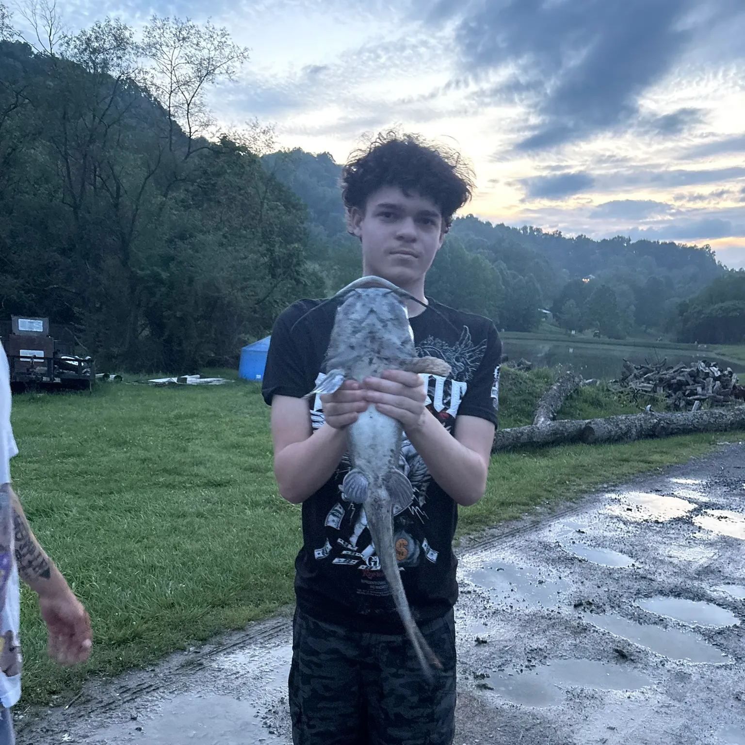 Flathead catfish caught on Fishbrain