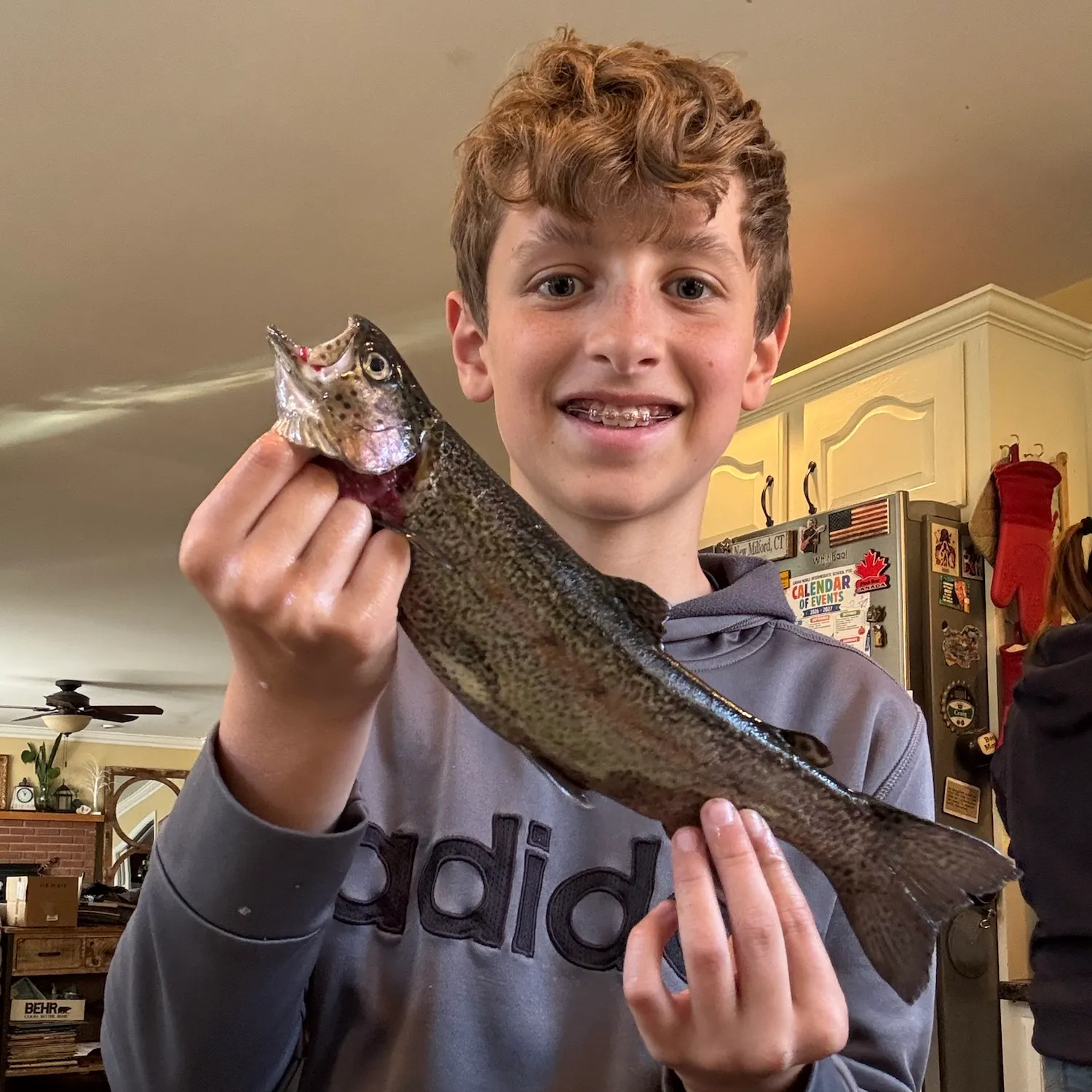 Rainbow trout caught on Fishbrain