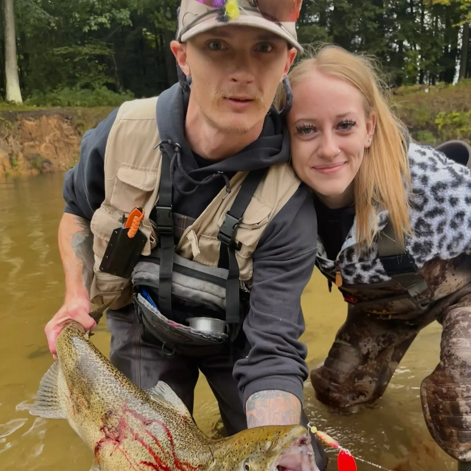 Chinook salmon caught on Fishbrain