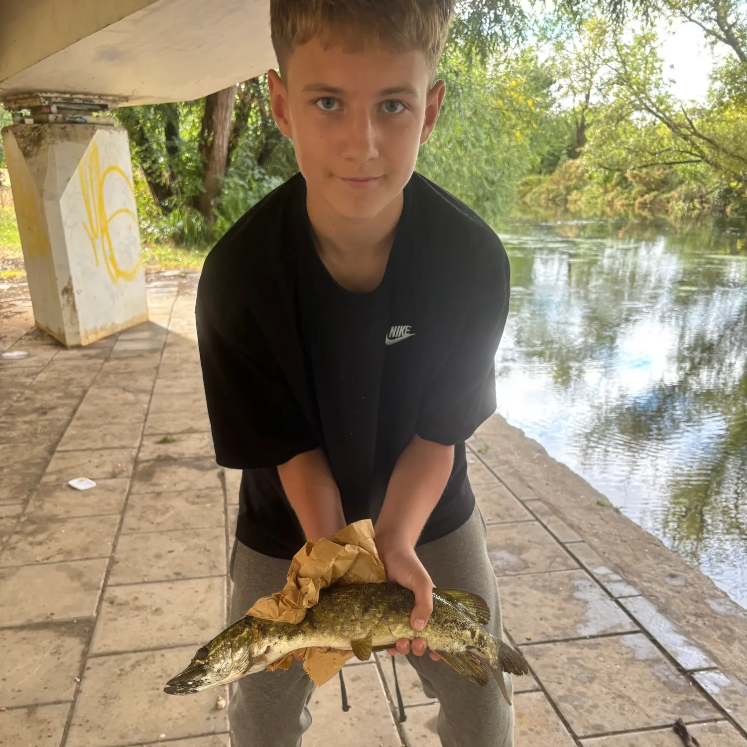 Northern pike caught on Fishbrain