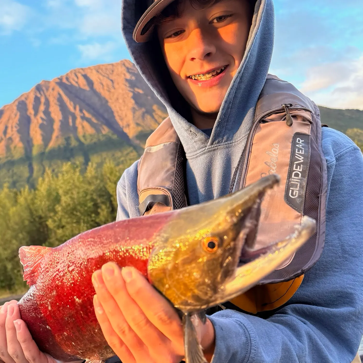 Sockeye salmon caught on Fishbrain
