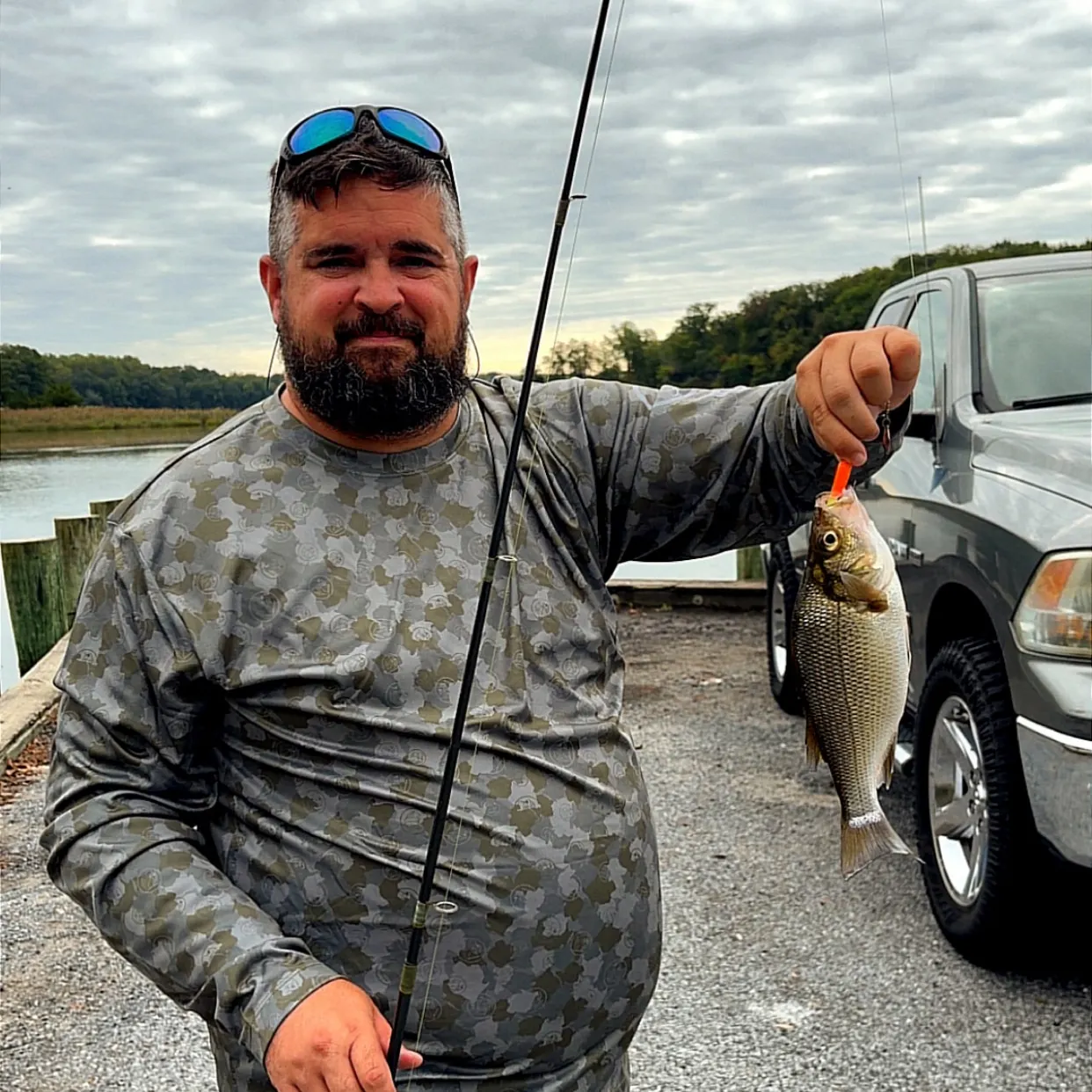White perch caught on Fishbrain