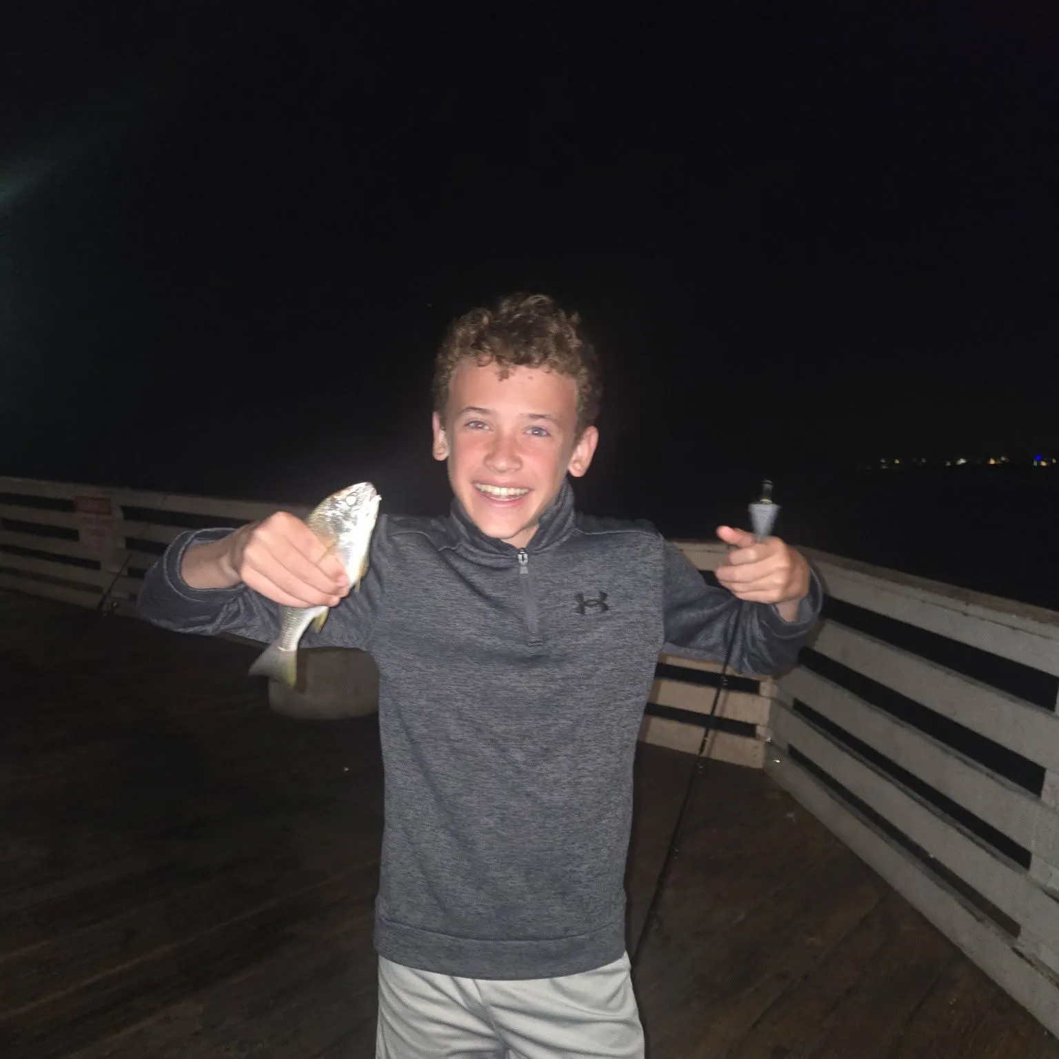 Yellowfin croaker caught on Fishbrain