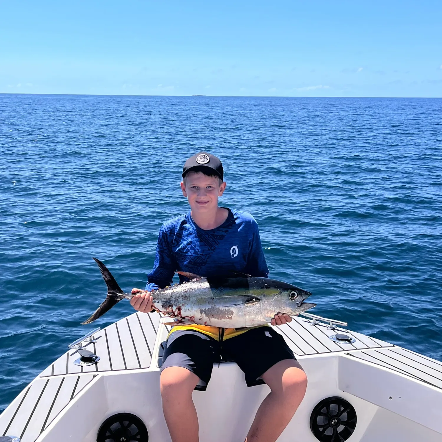 Yellowfin tuna caught on Fishbrain