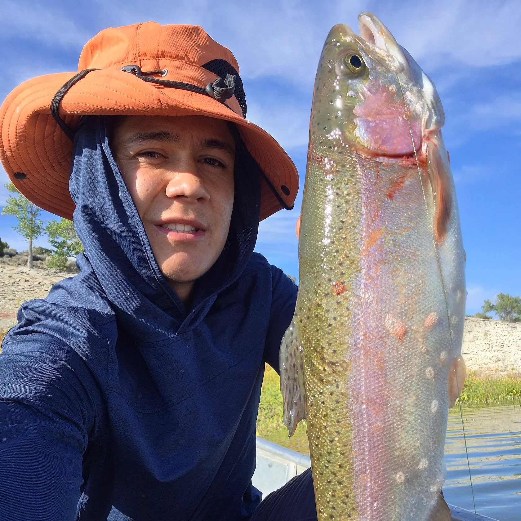 Rainbow trout caught on Fishbrain